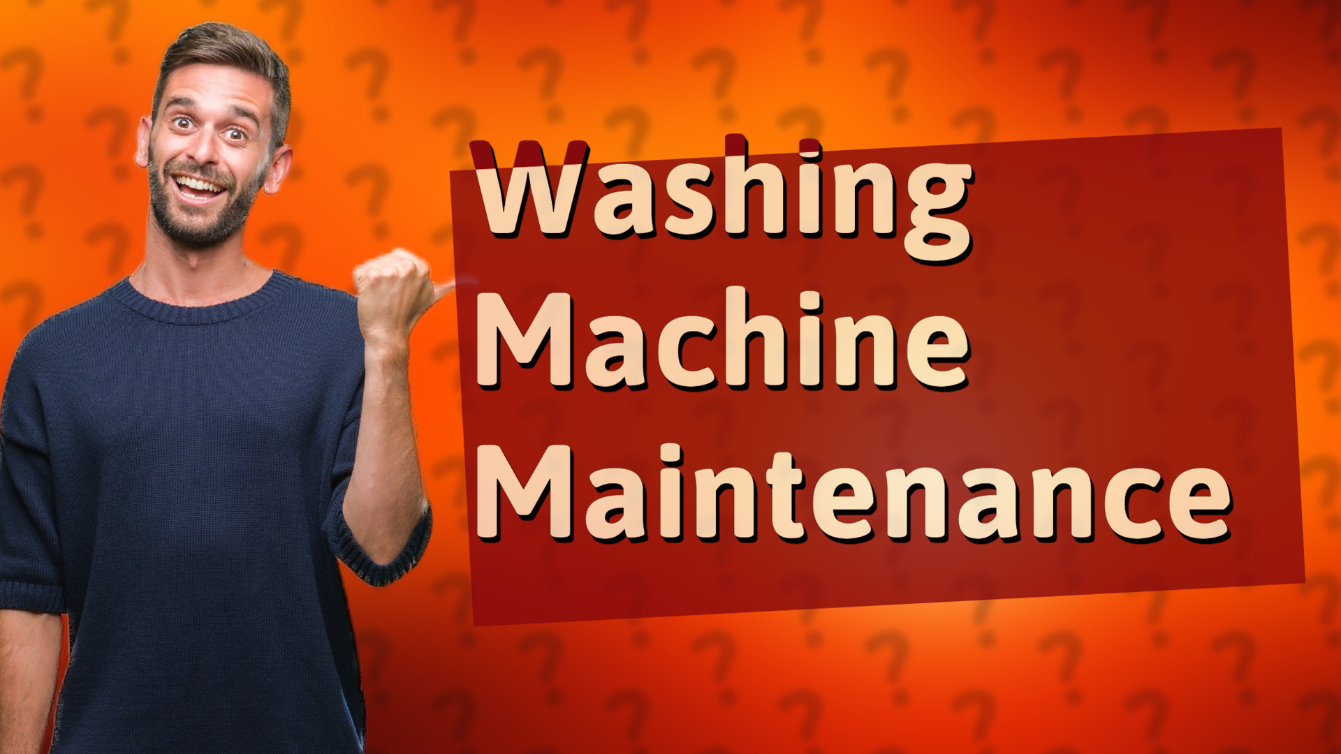 Washing Machine Maintenance