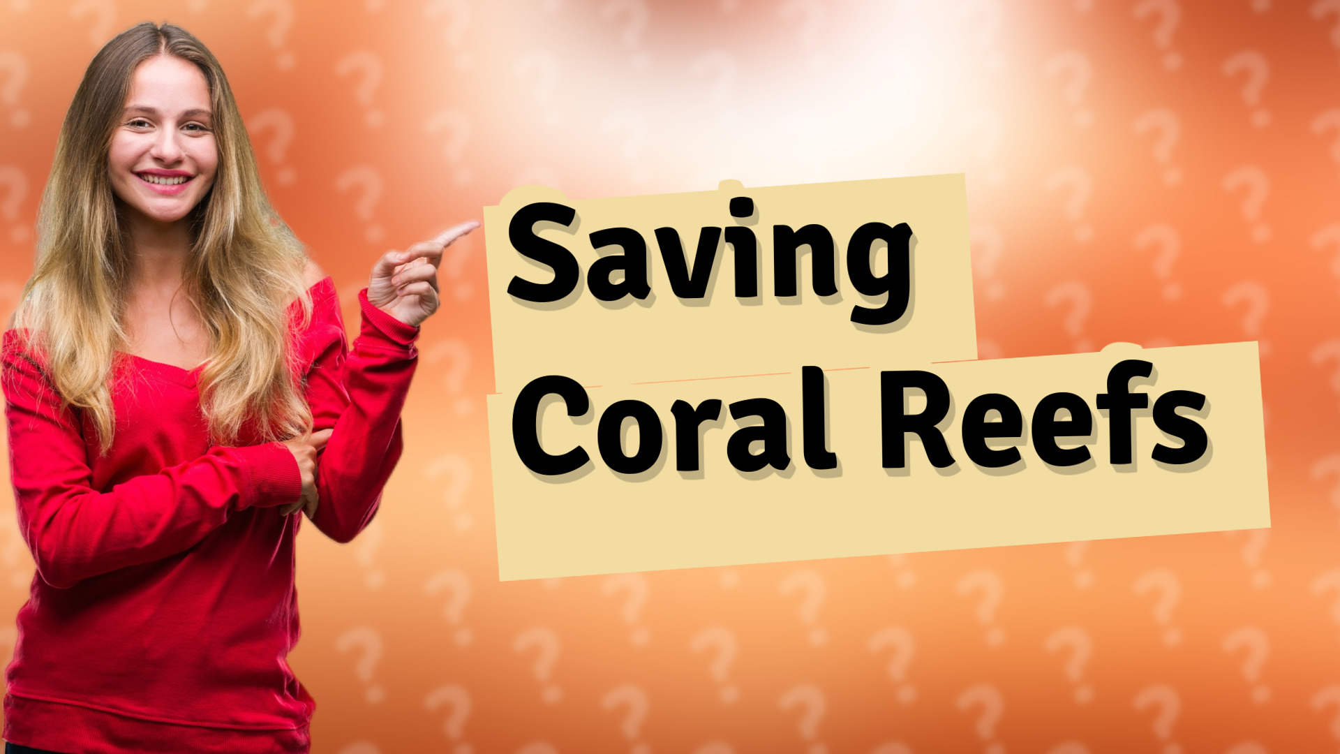 Saving Coral Reefs