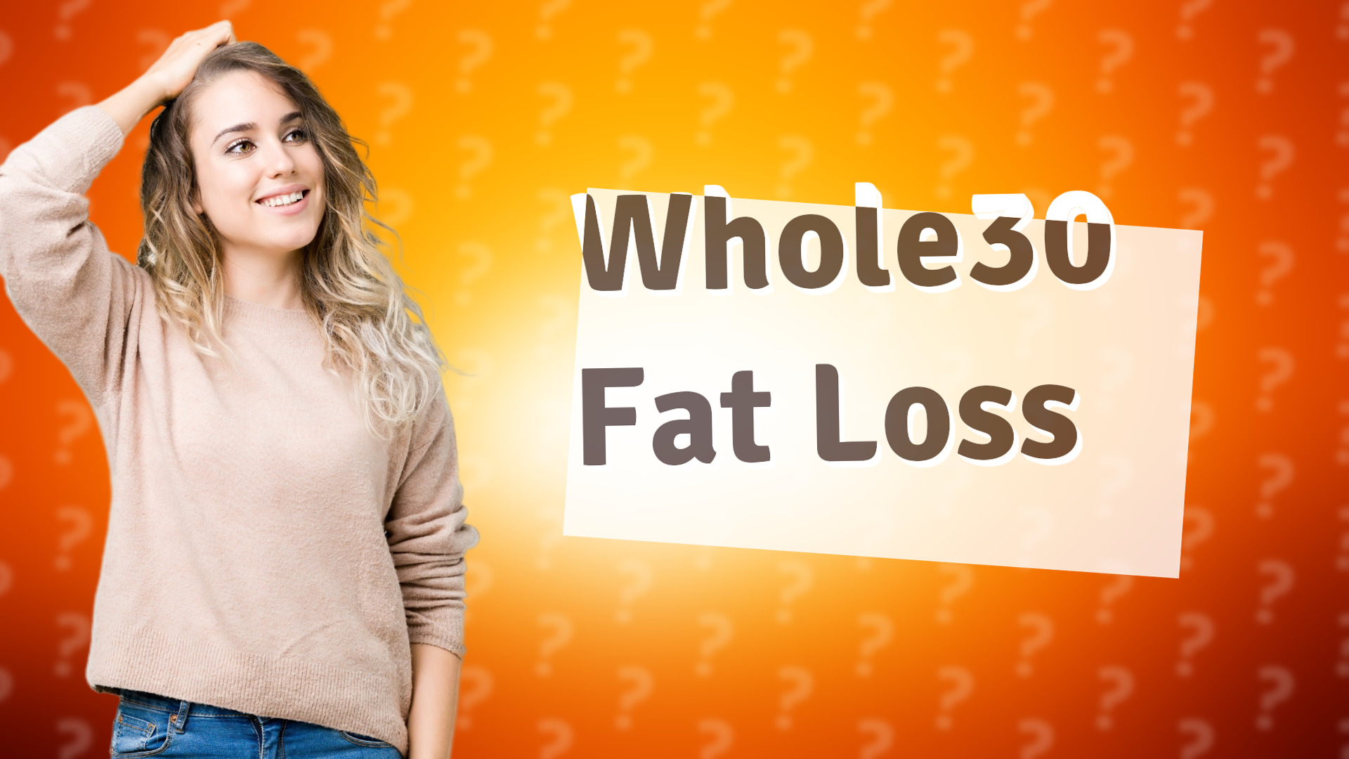 Whole30 Fat Loss