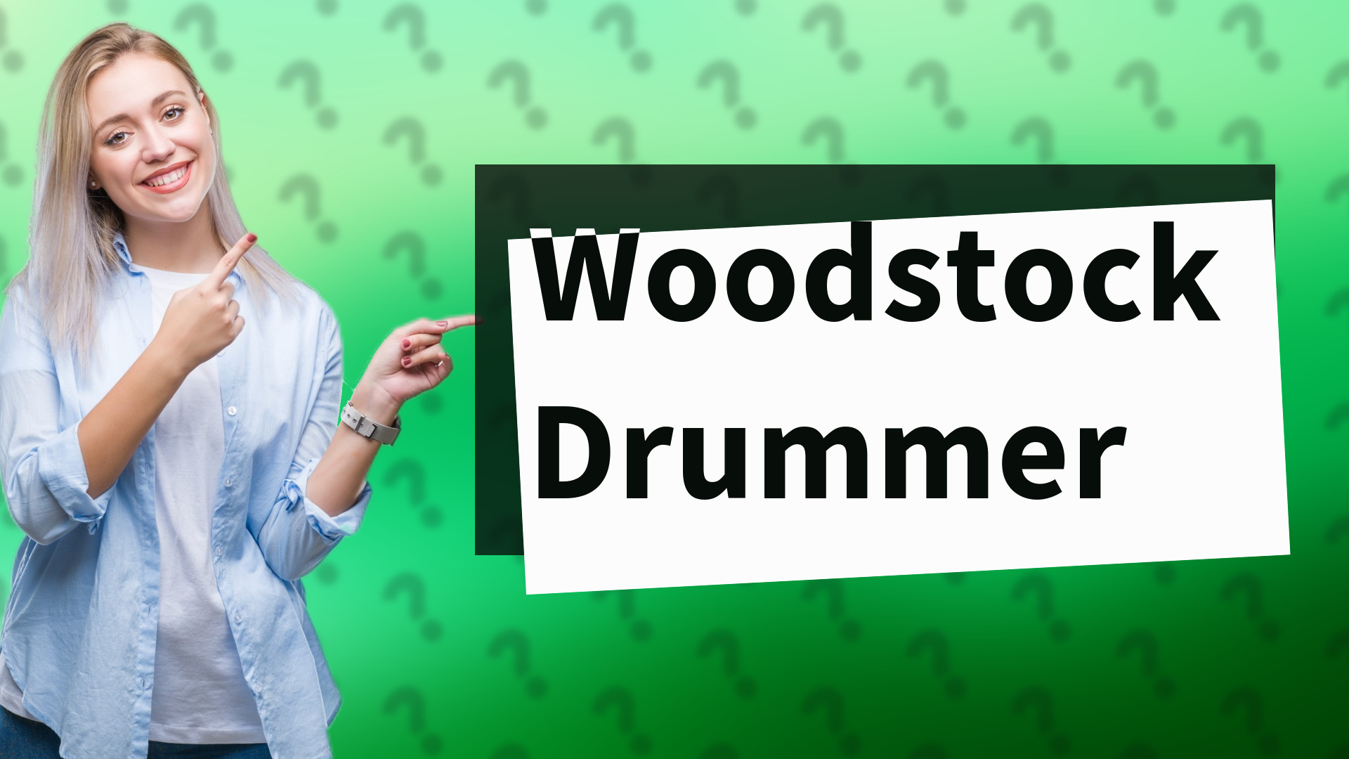 Woodstock Drummer