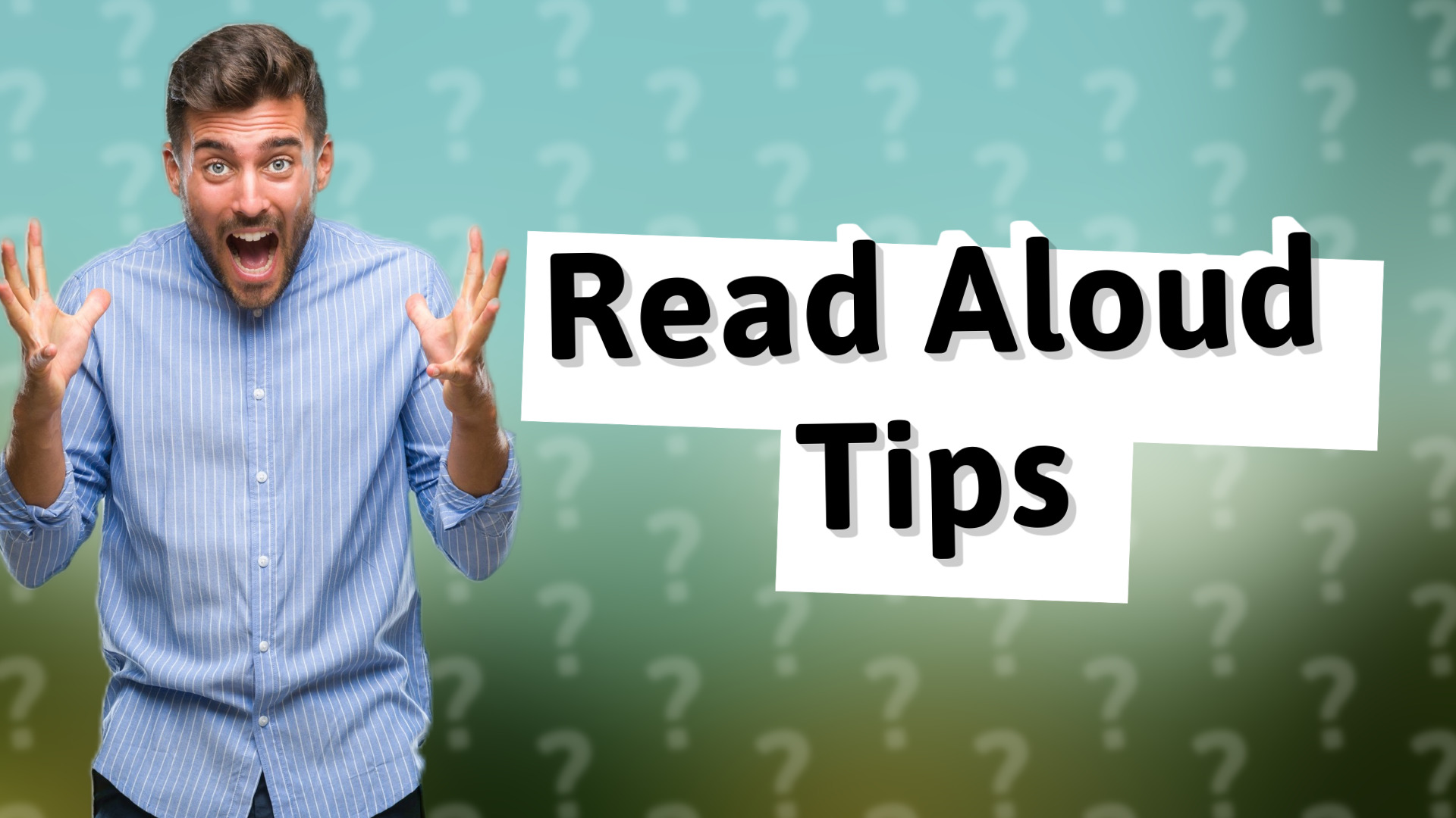 Read Aloud Tips