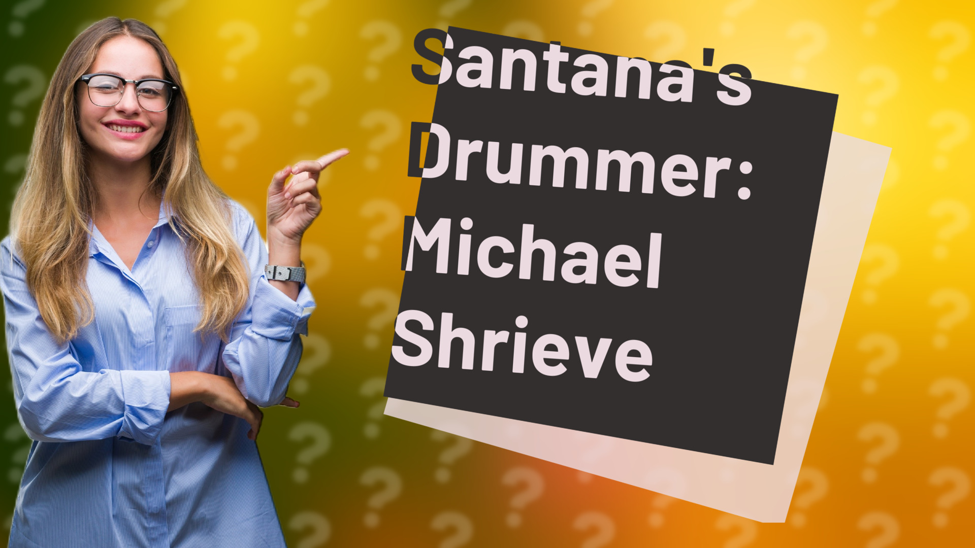 Santana's Drummer: Michael Shrieve