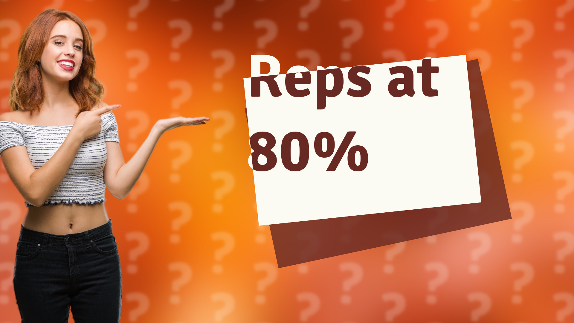 Reps at 80%