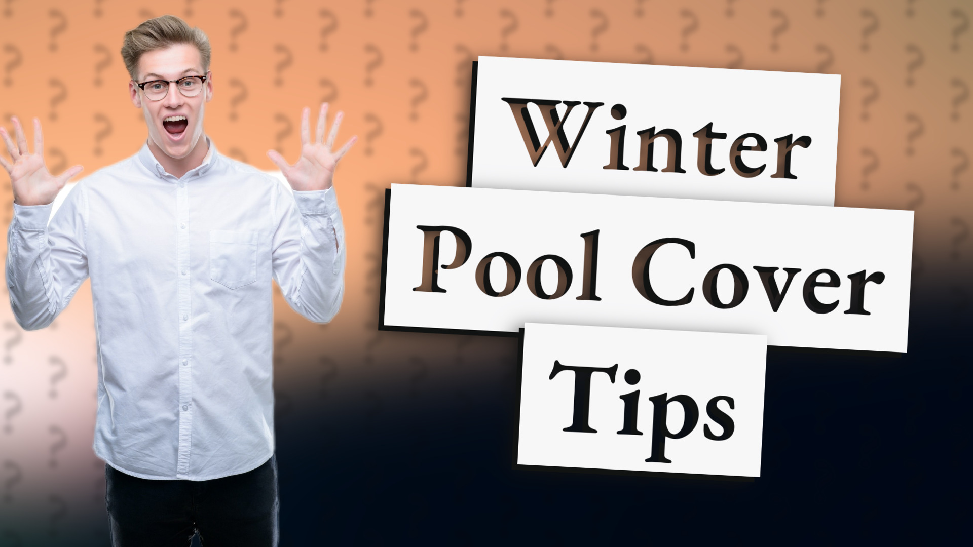 Winter Pool Cover Tips