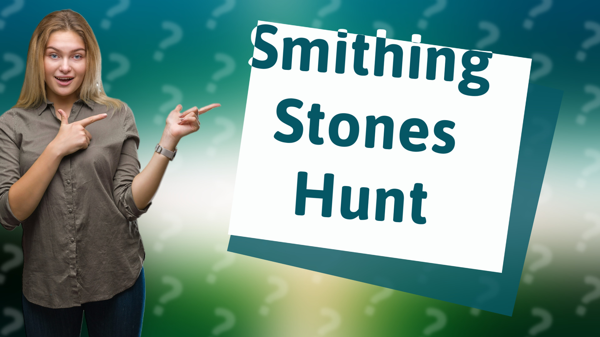 Smithing Stones Hunt