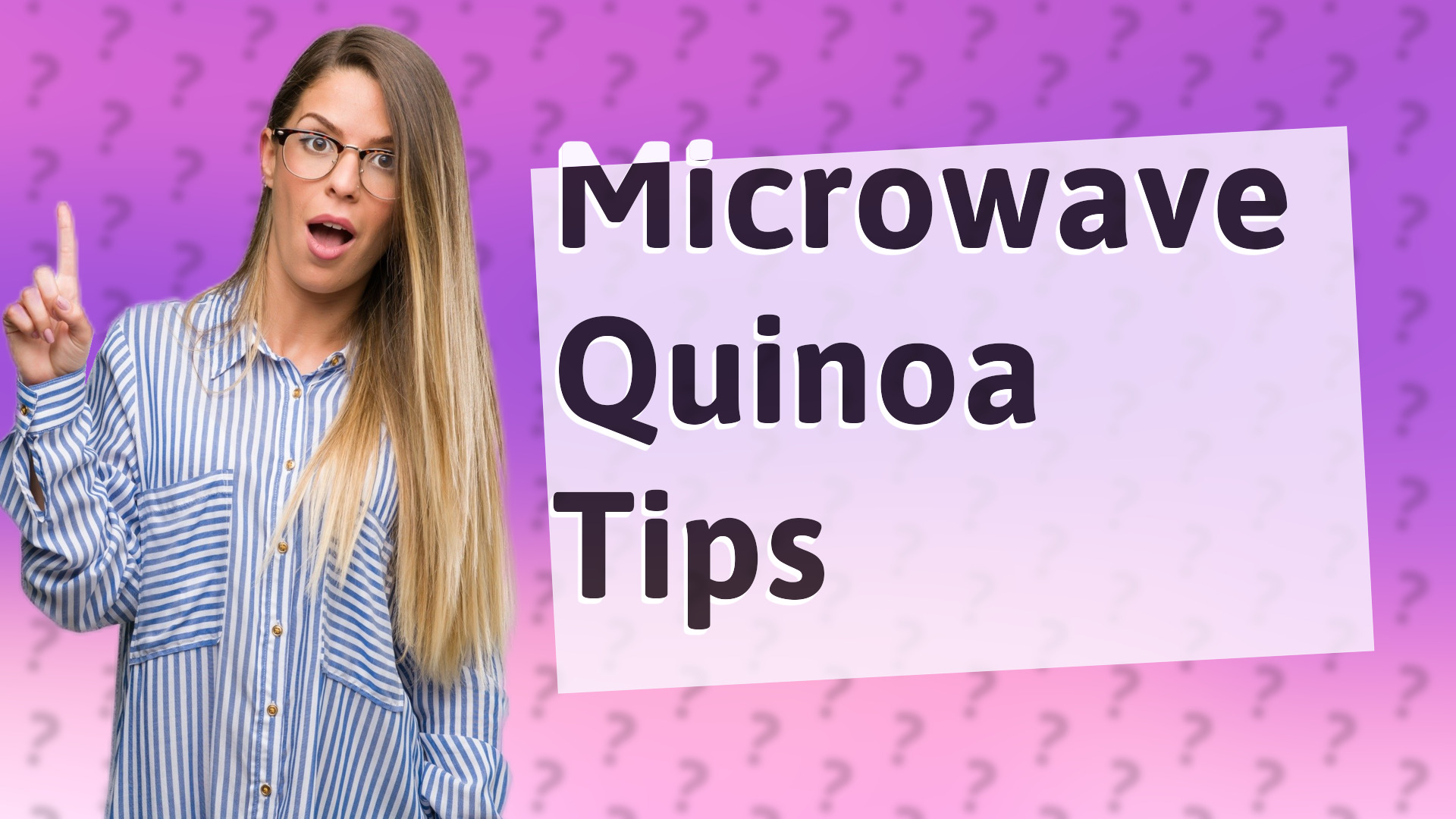 Microwave Quinoa Tips