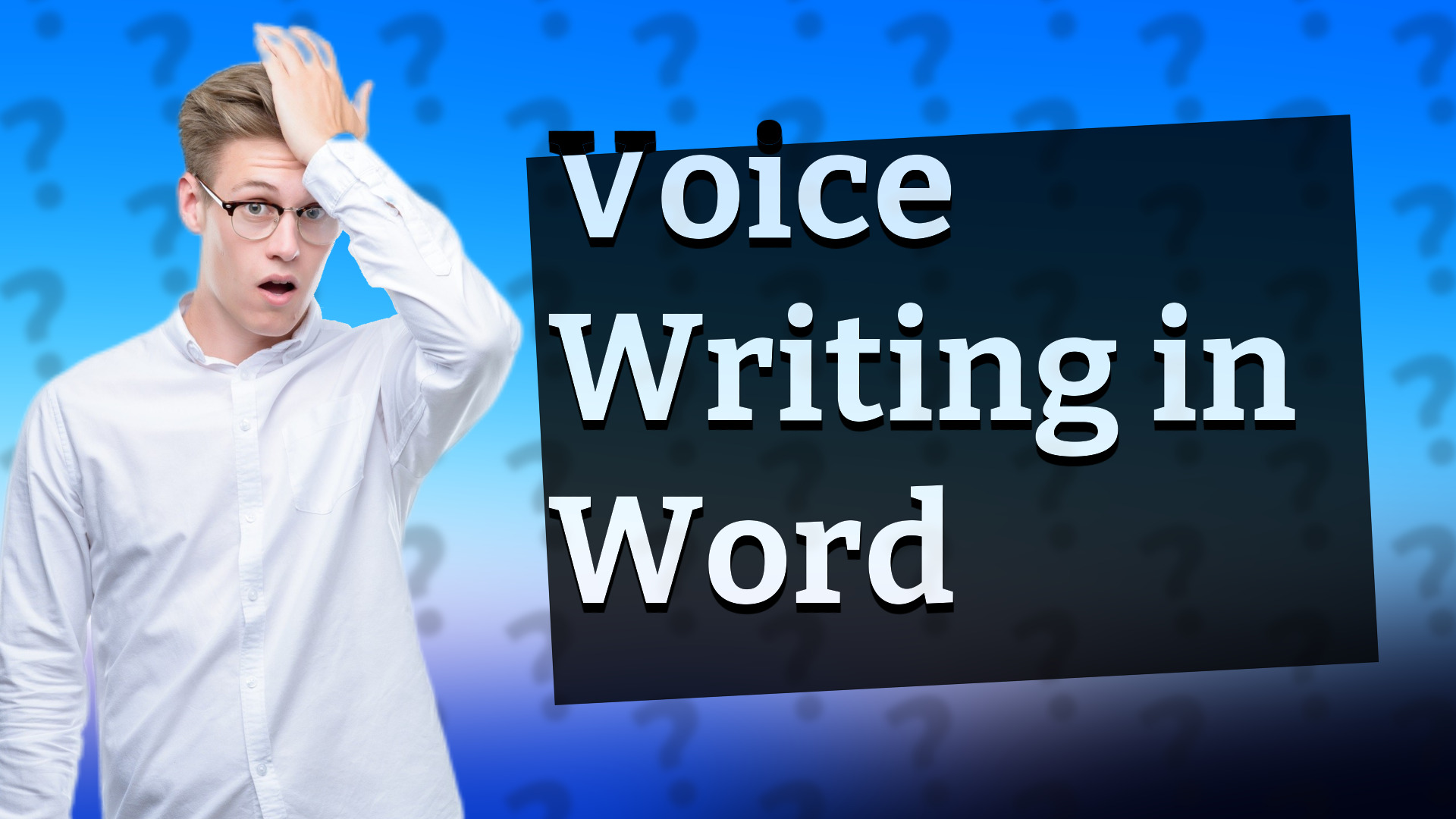 Voice Writing in Word