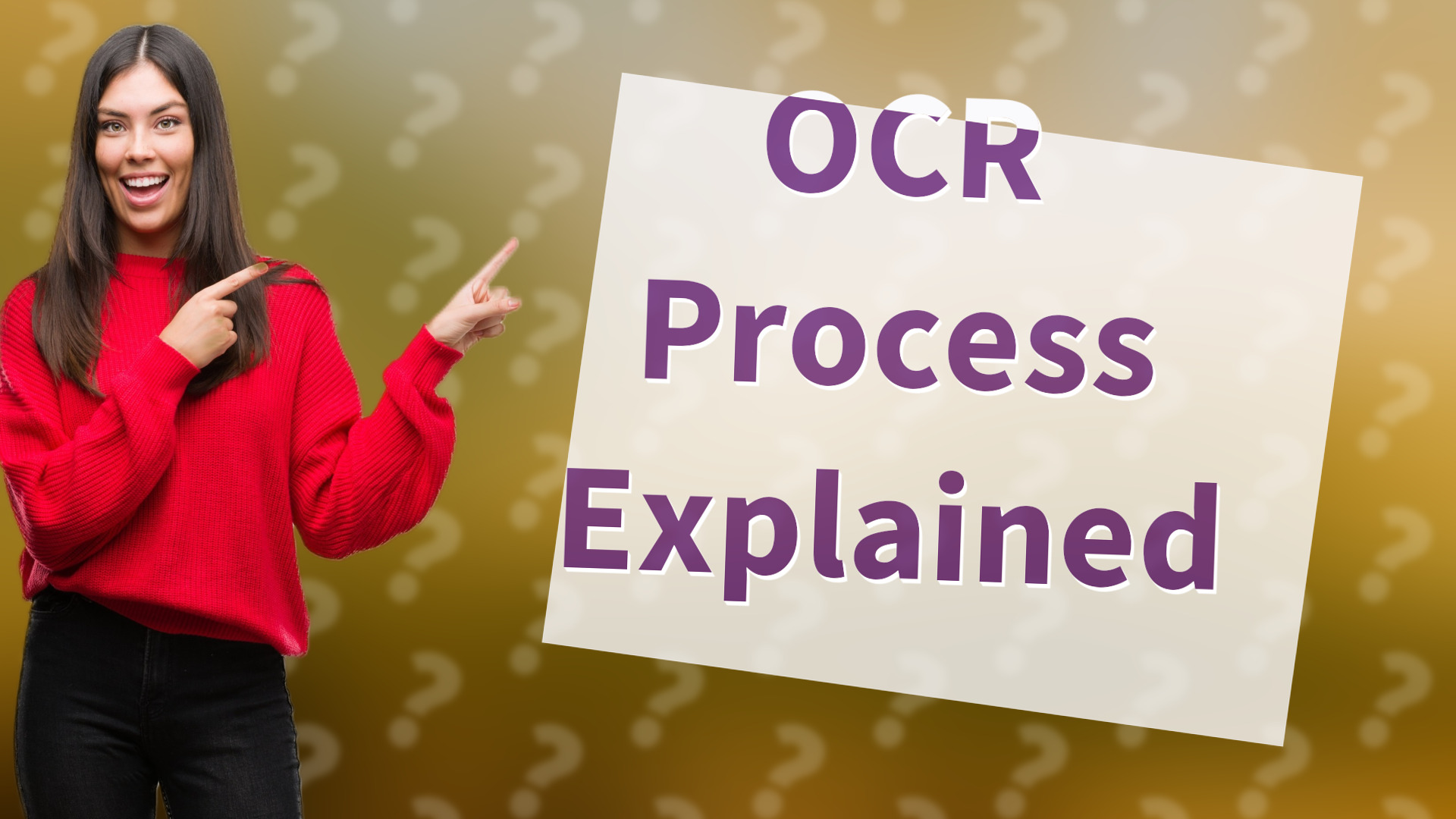 OCR Process Explained