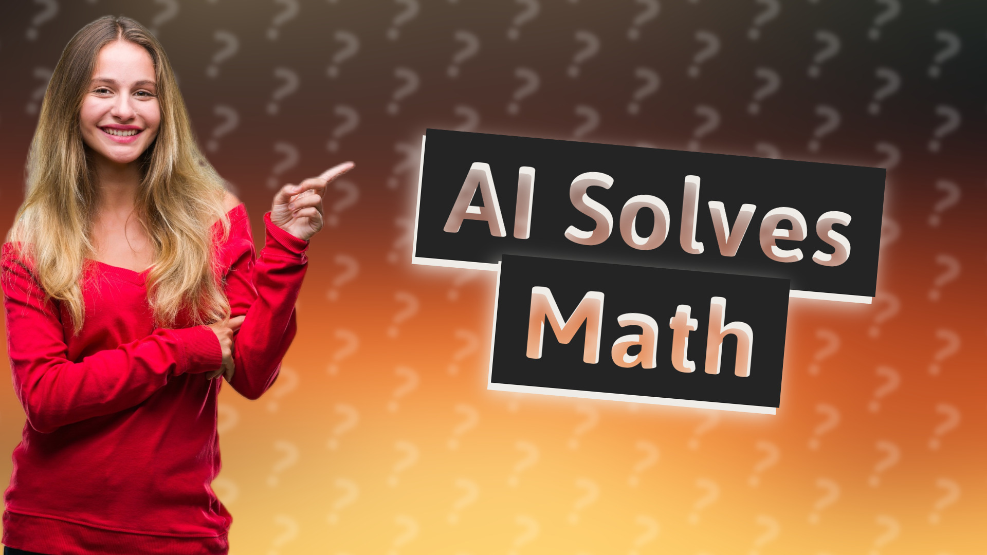 AI Solves Math