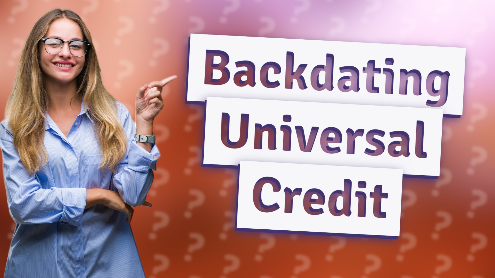 Backdating Universal Credit