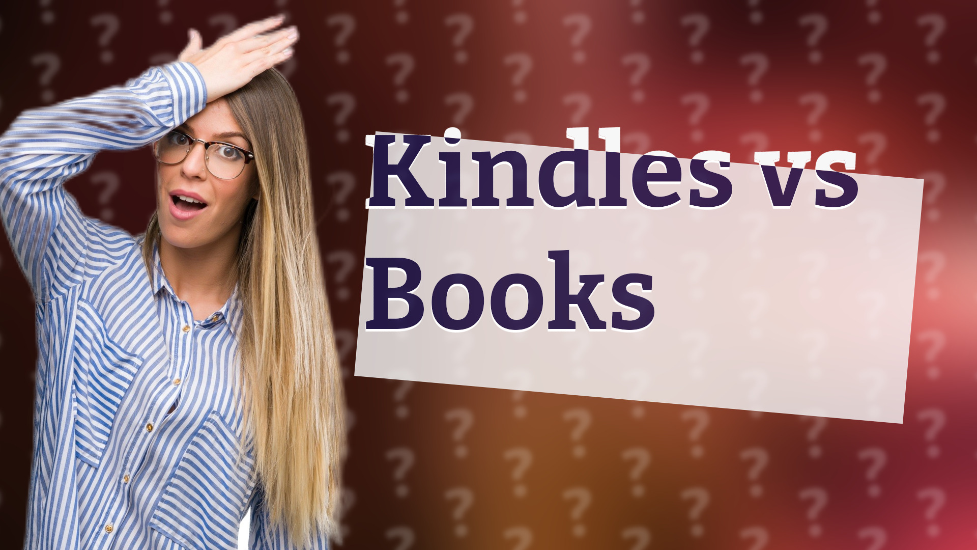 Kindles vs Books
