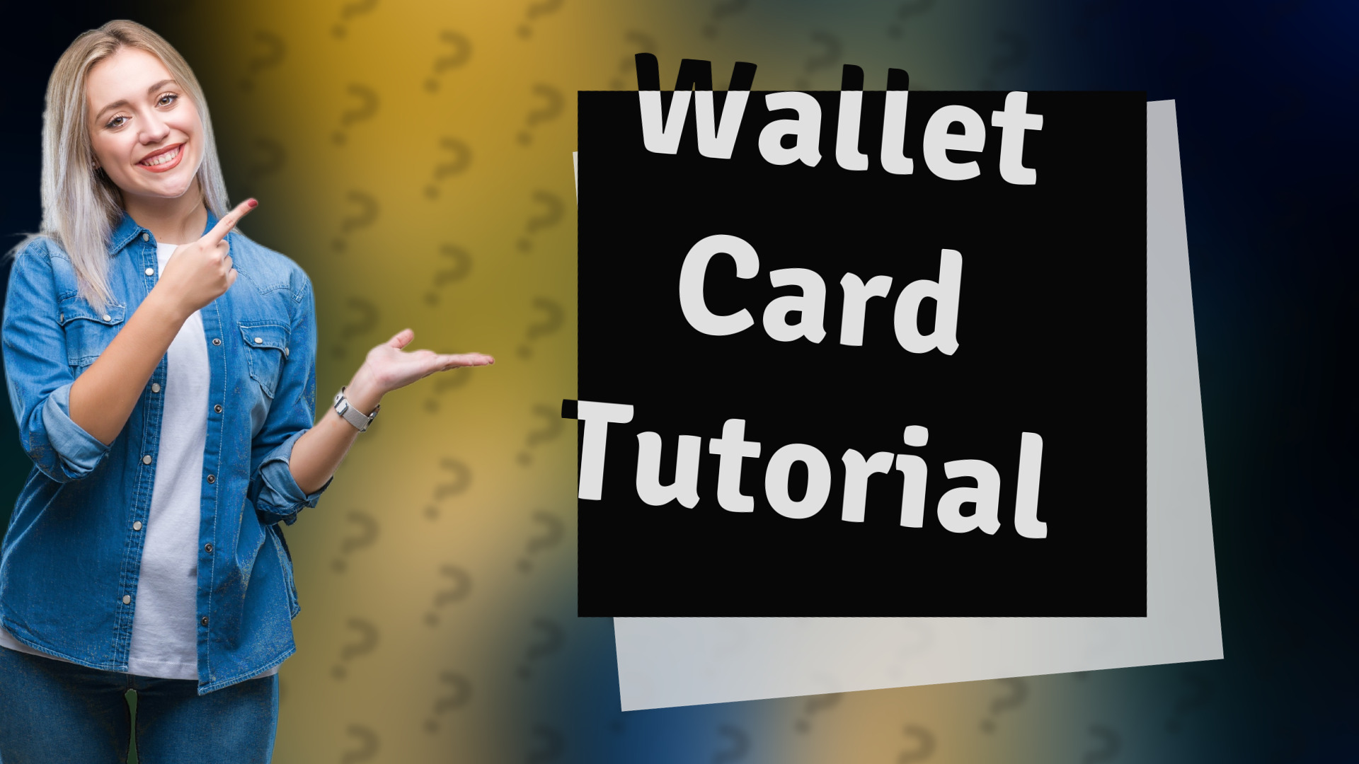 Wallet Card Tutorial