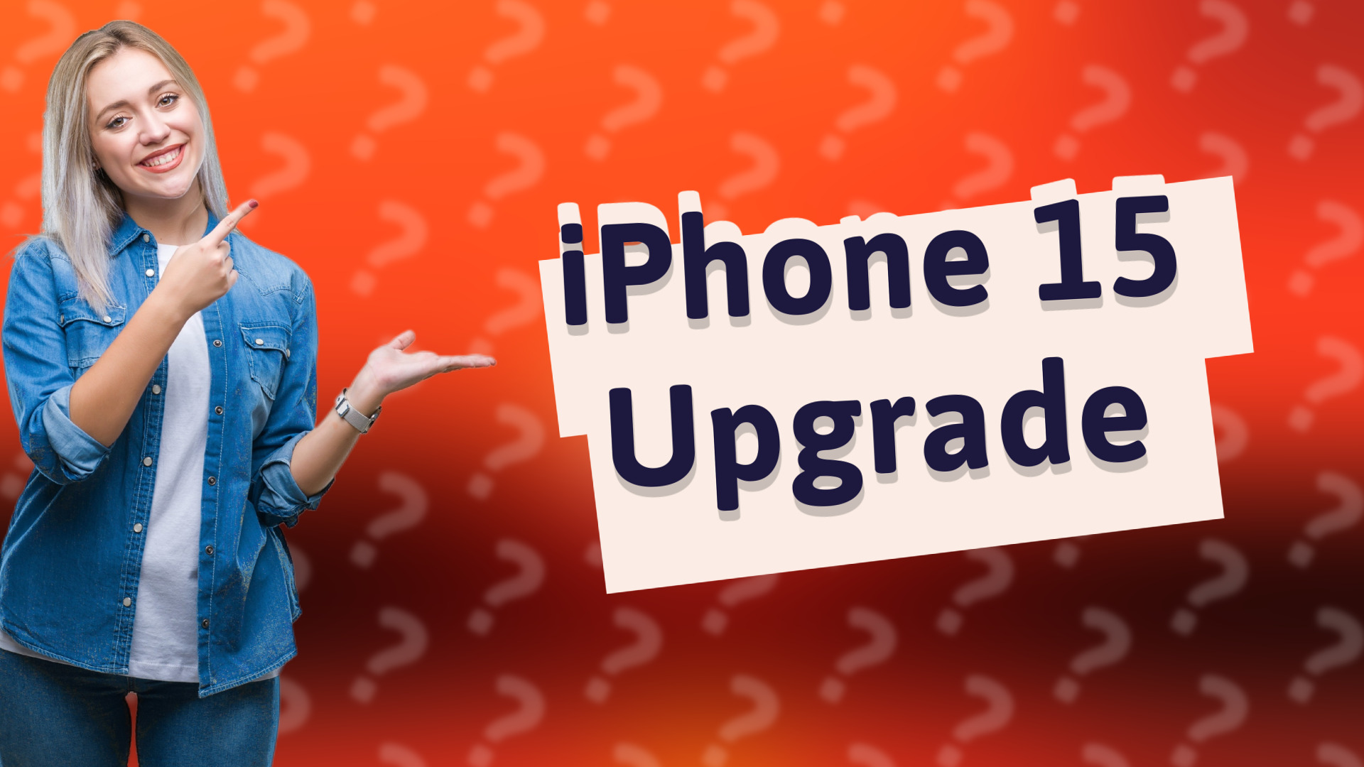 iPhone 15 Upgrade