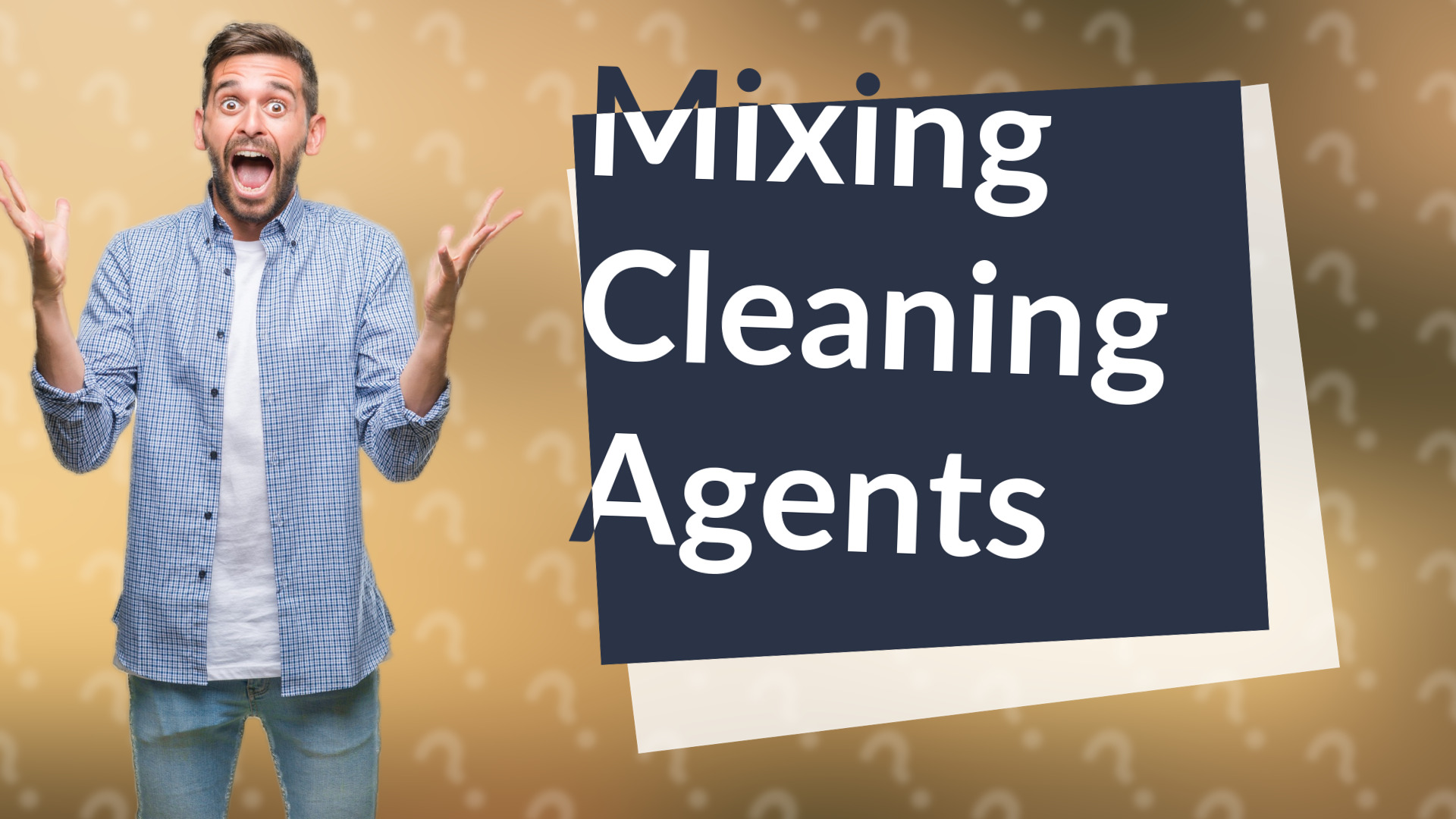 Mixing Cleaning Agents