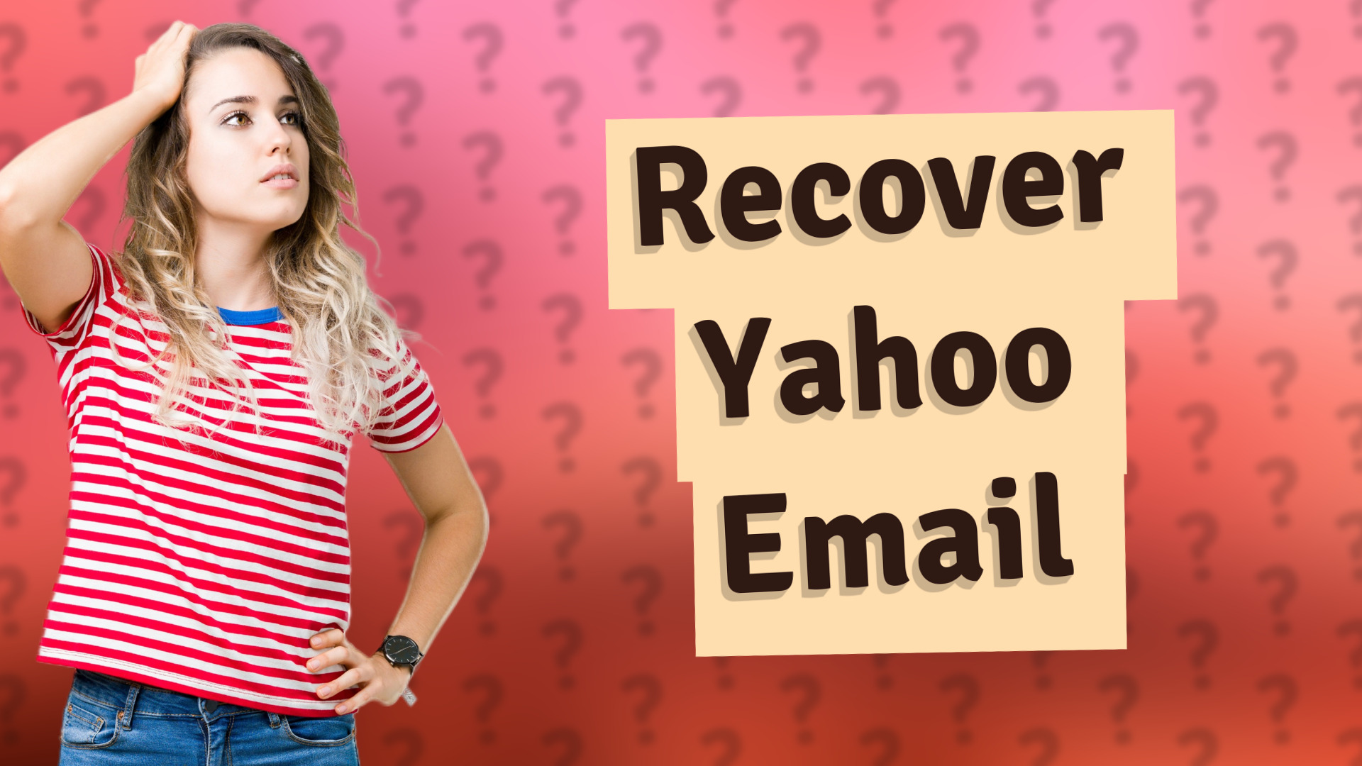 Recover Yahoo Email
