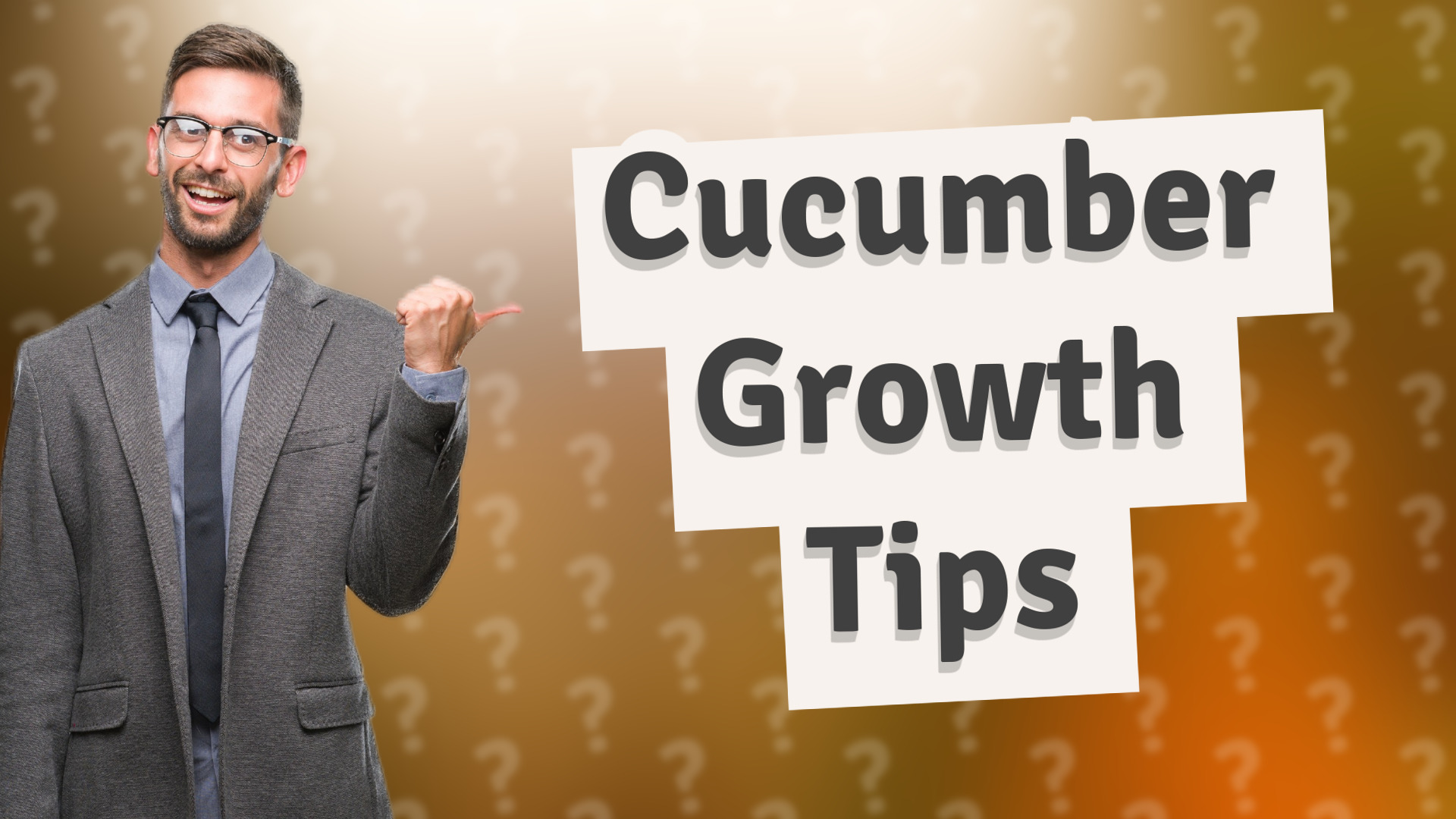 Cucumber Growth Tips