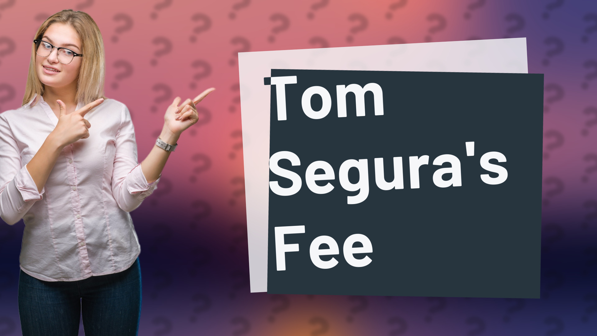 Tom Segura's Fee