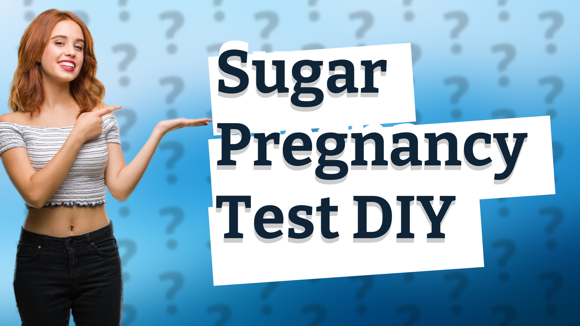 Sugar Pregnancy Test DIY
