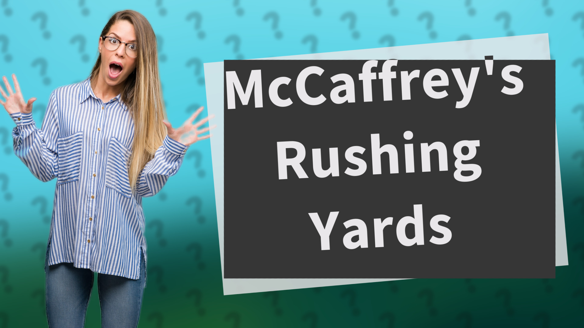 McCaffrey's Rushing Yards