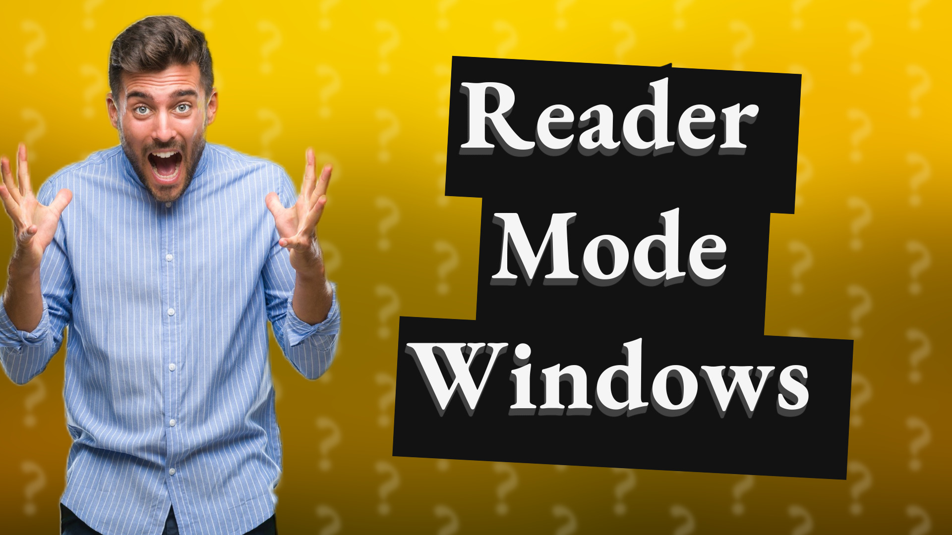 Reader Mode Windows
