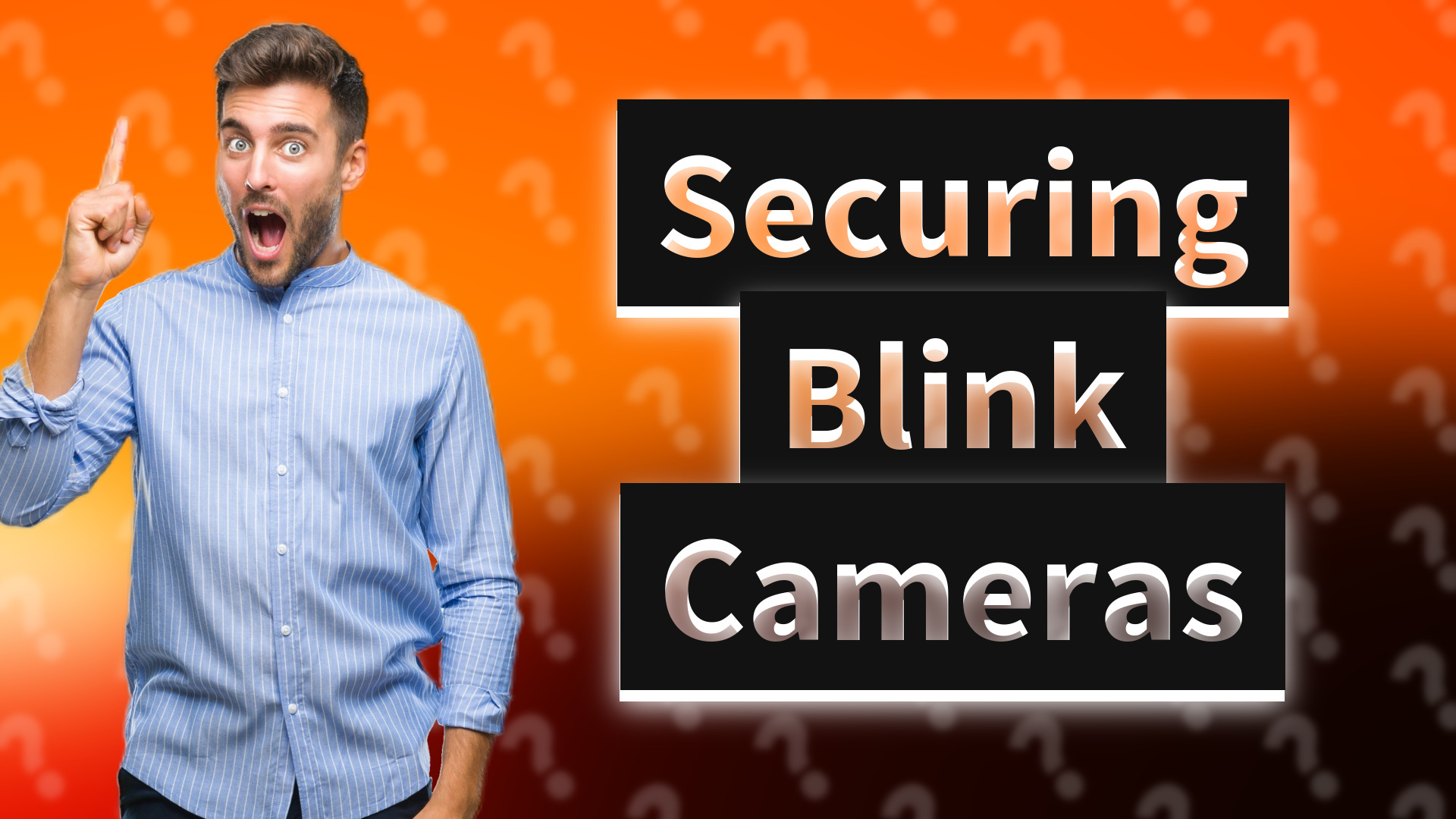 Securing Blink Cameras