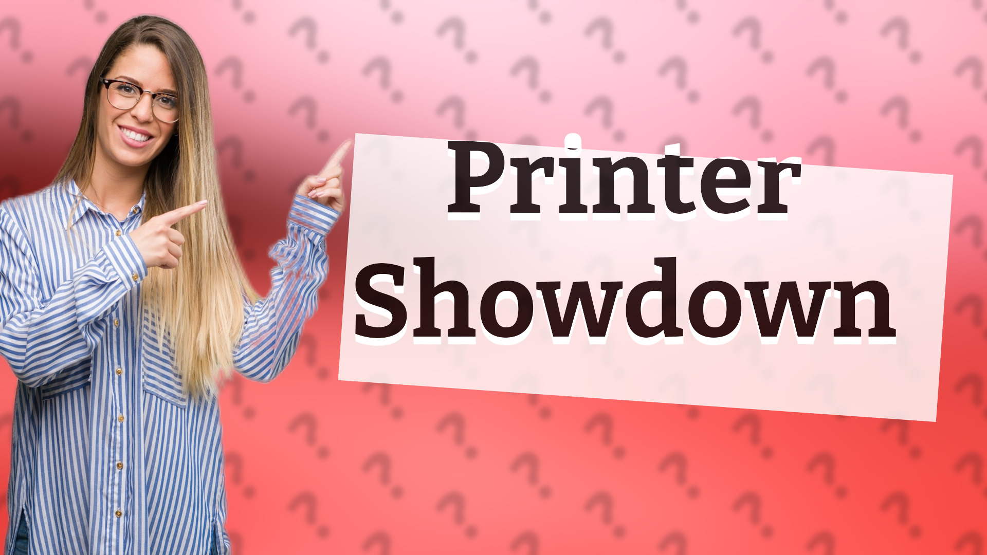 Printer Showdown