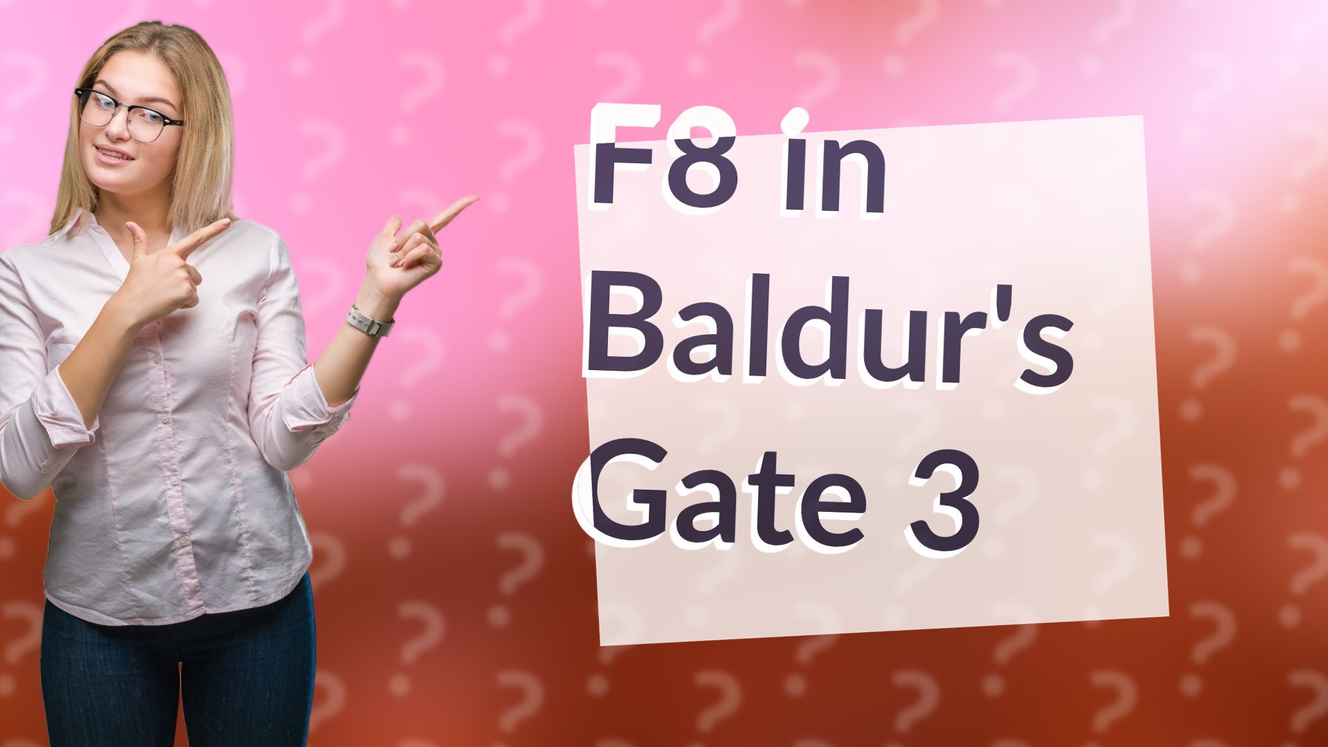 F8 in Baldur's Gate 3