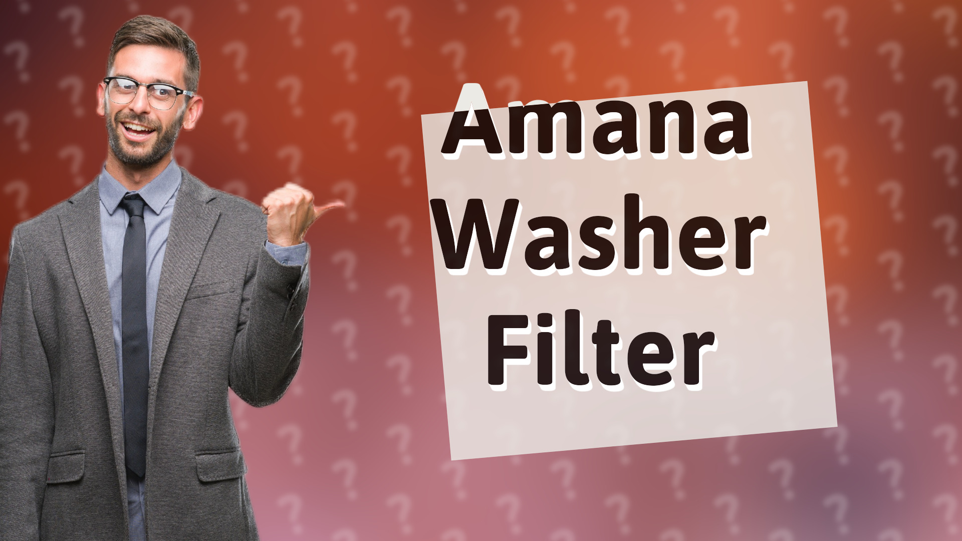 Amana Washer Filter