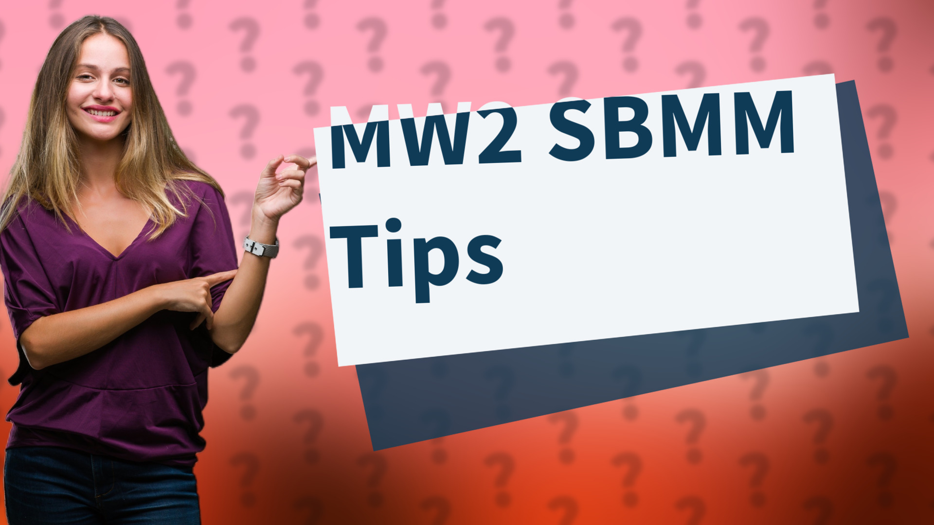 MW2 SBMM Tips