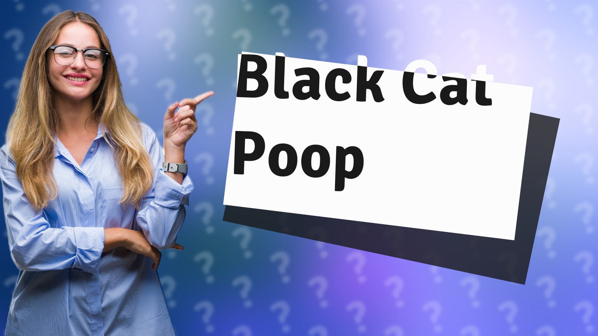 Black Cat Poop