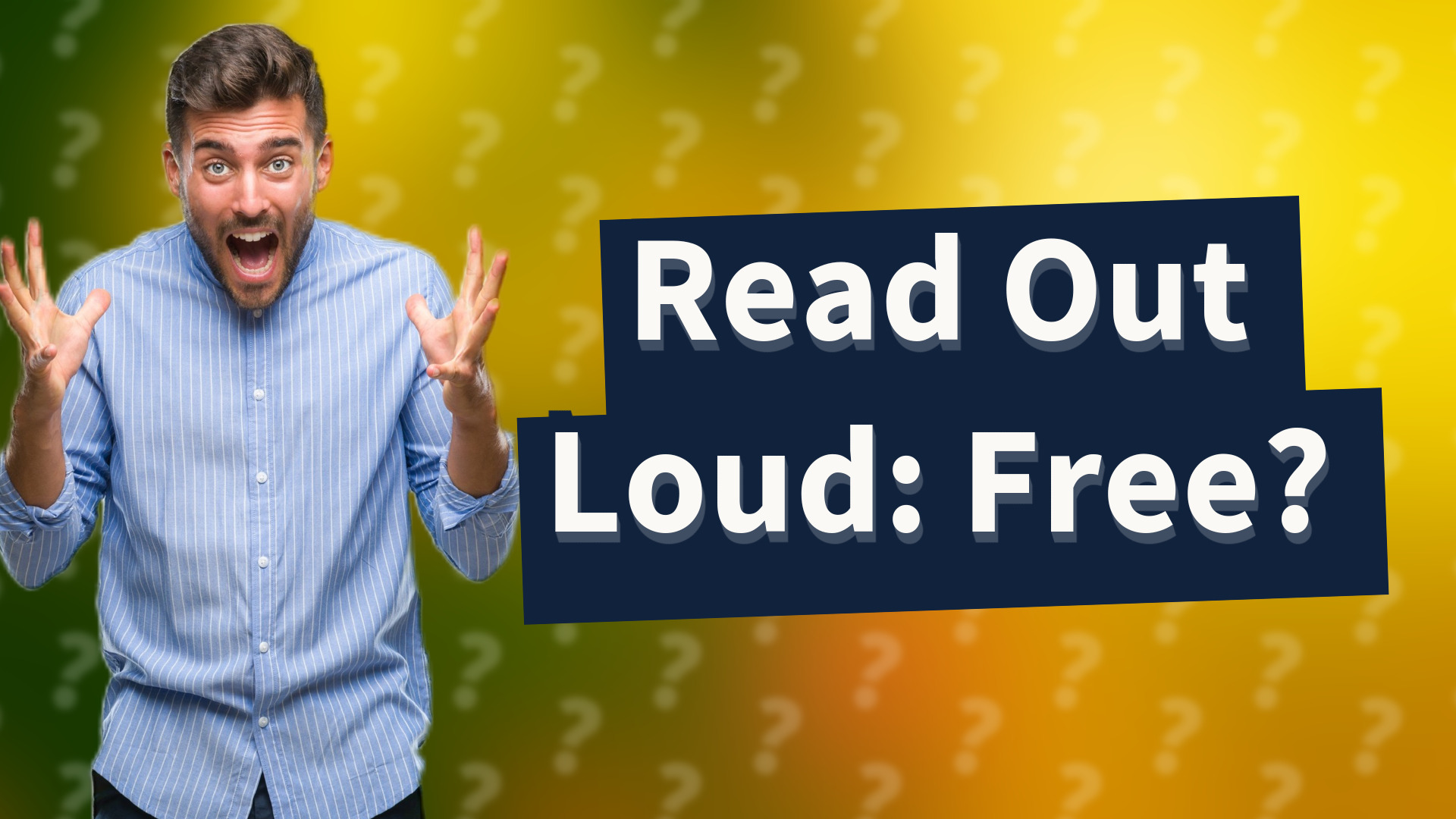 Read Out Loud: Free?