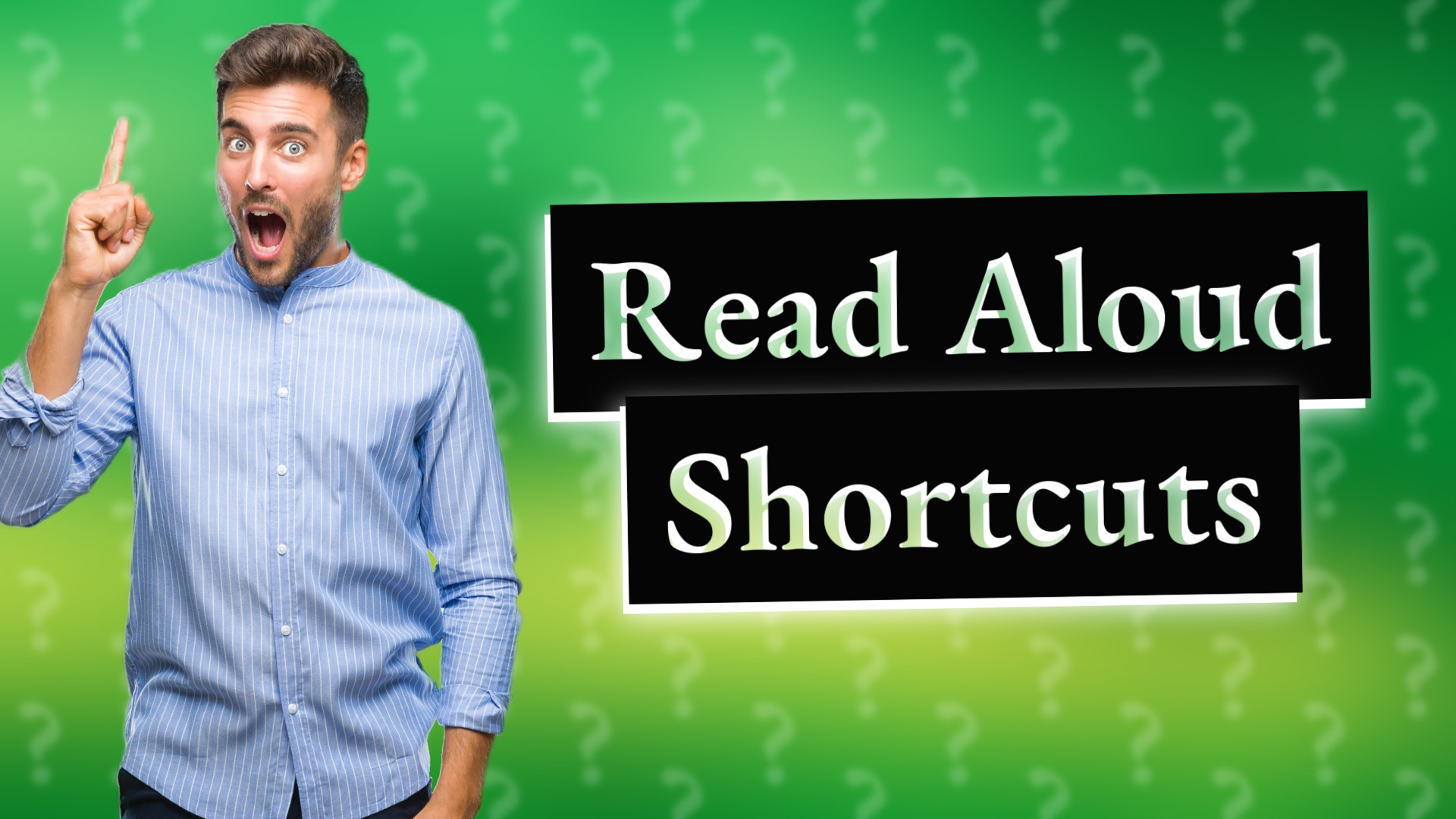 Read Aloud Shortcuts