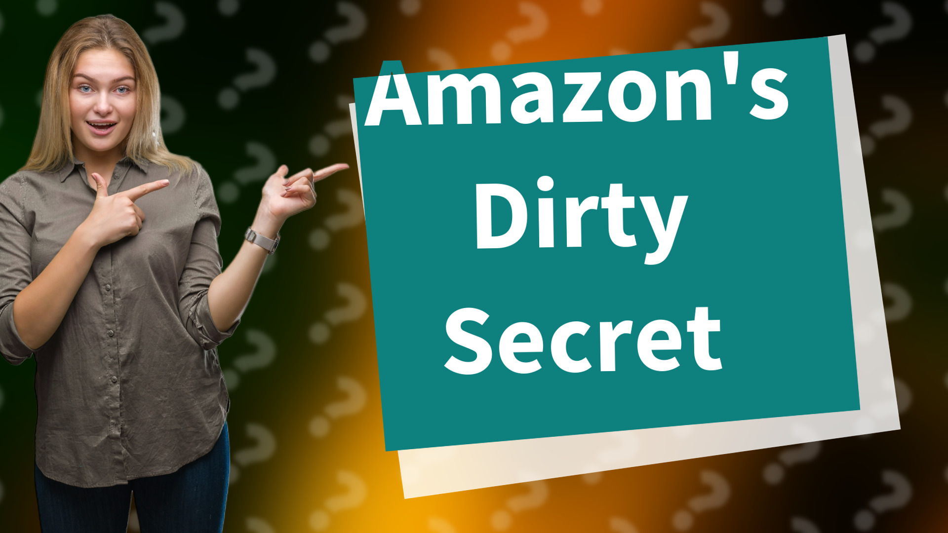 Amazon's Dirty Secret