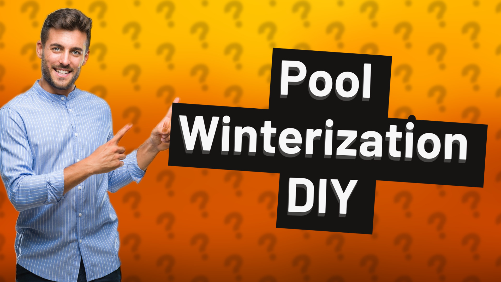 Pool Winterization DIY