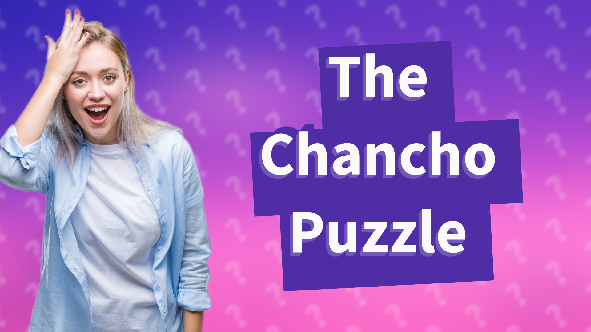 The Chancho Puzzle
