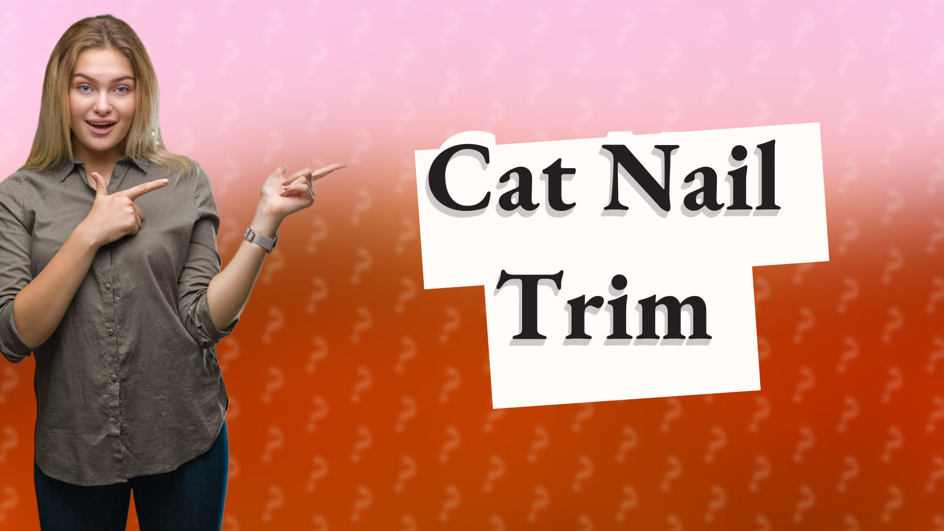 Cat Nail Trim