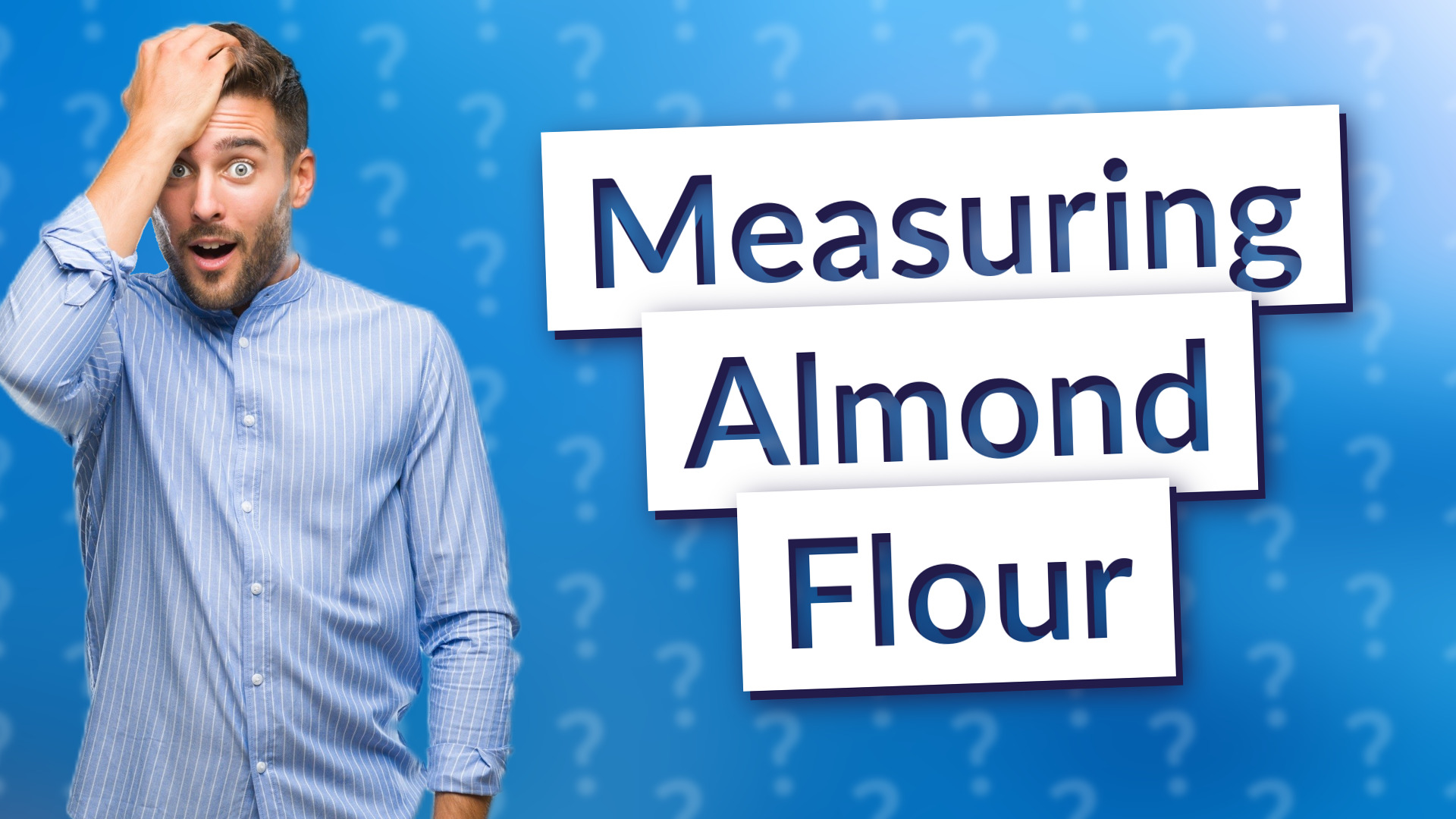 Measuring Almond Flour