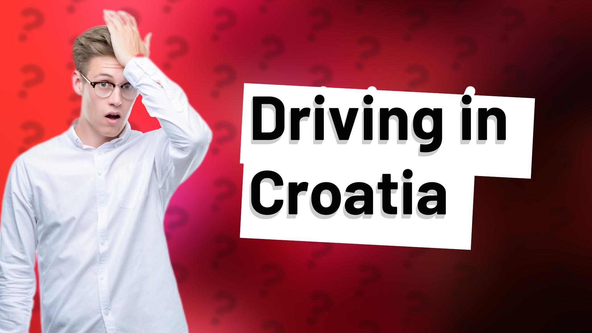 Driving in Croatia
