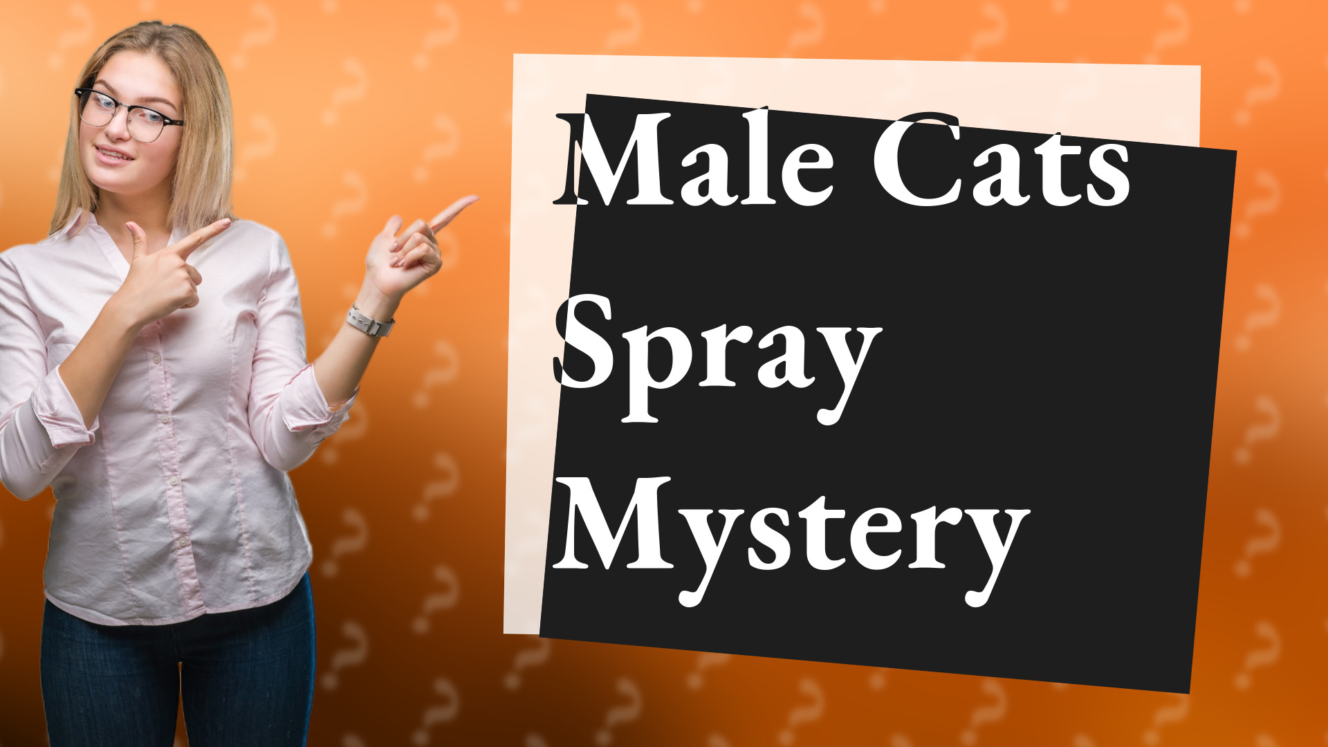Male Cats Spray Mystery
