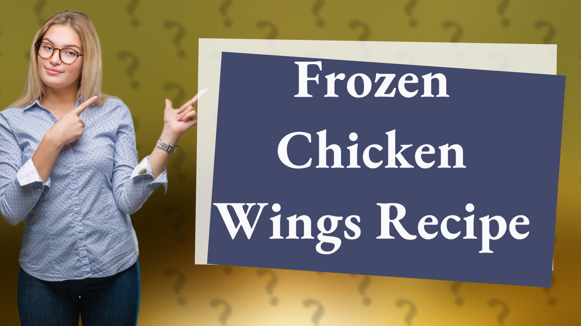 Frozen Chicken Wings Recipe