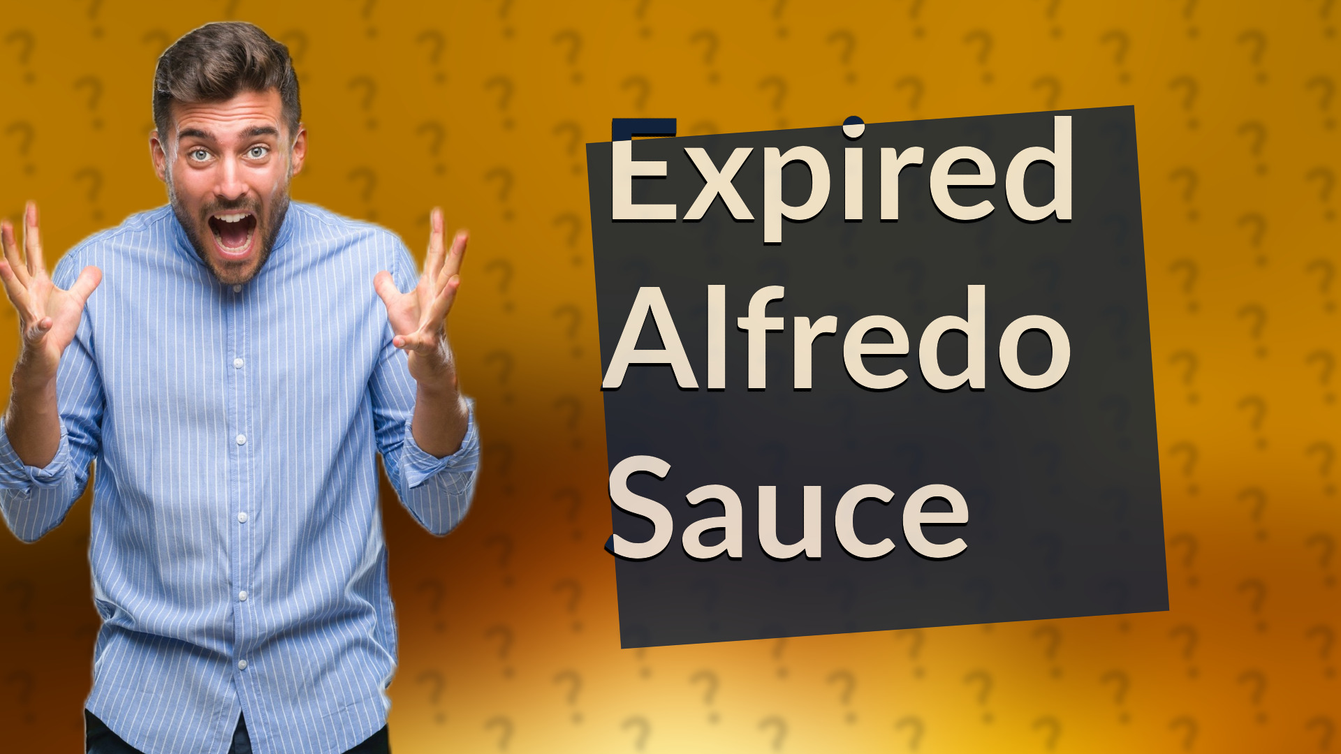 Expired Alfredo Sauce