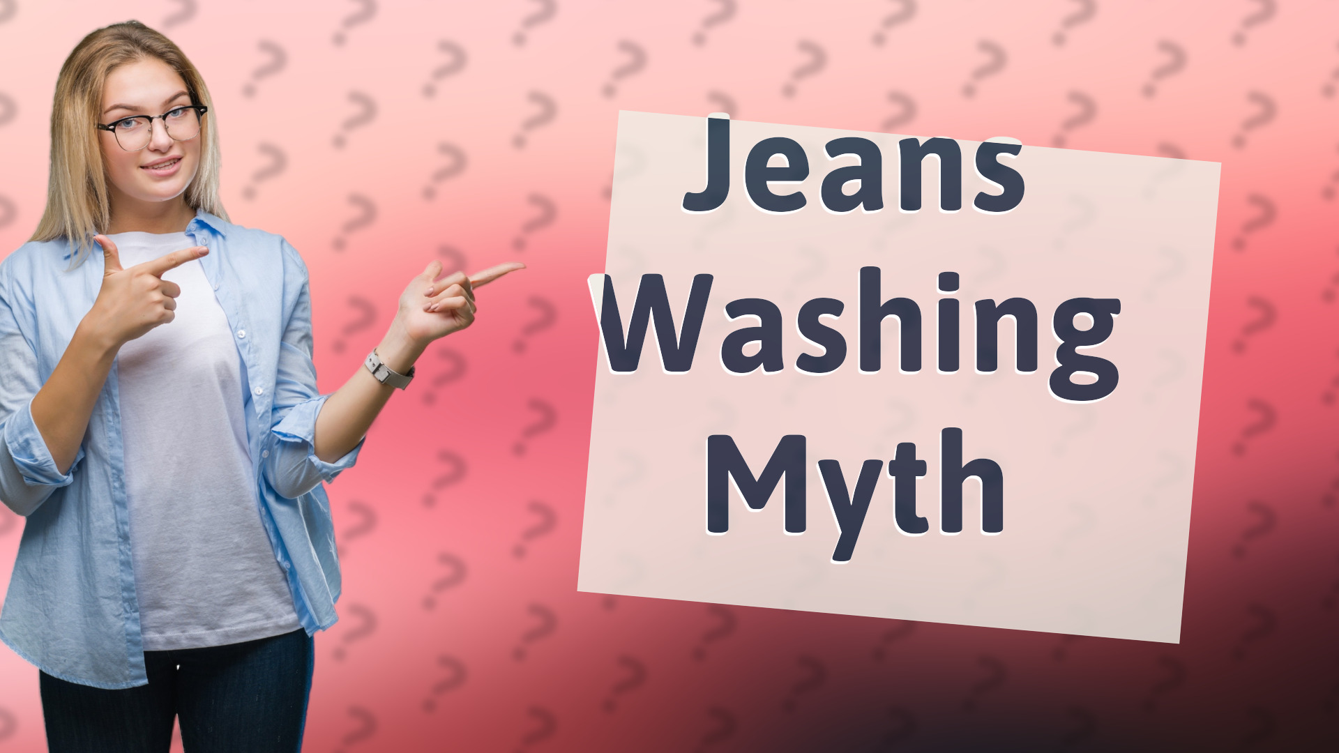 Jeans Washing Myth