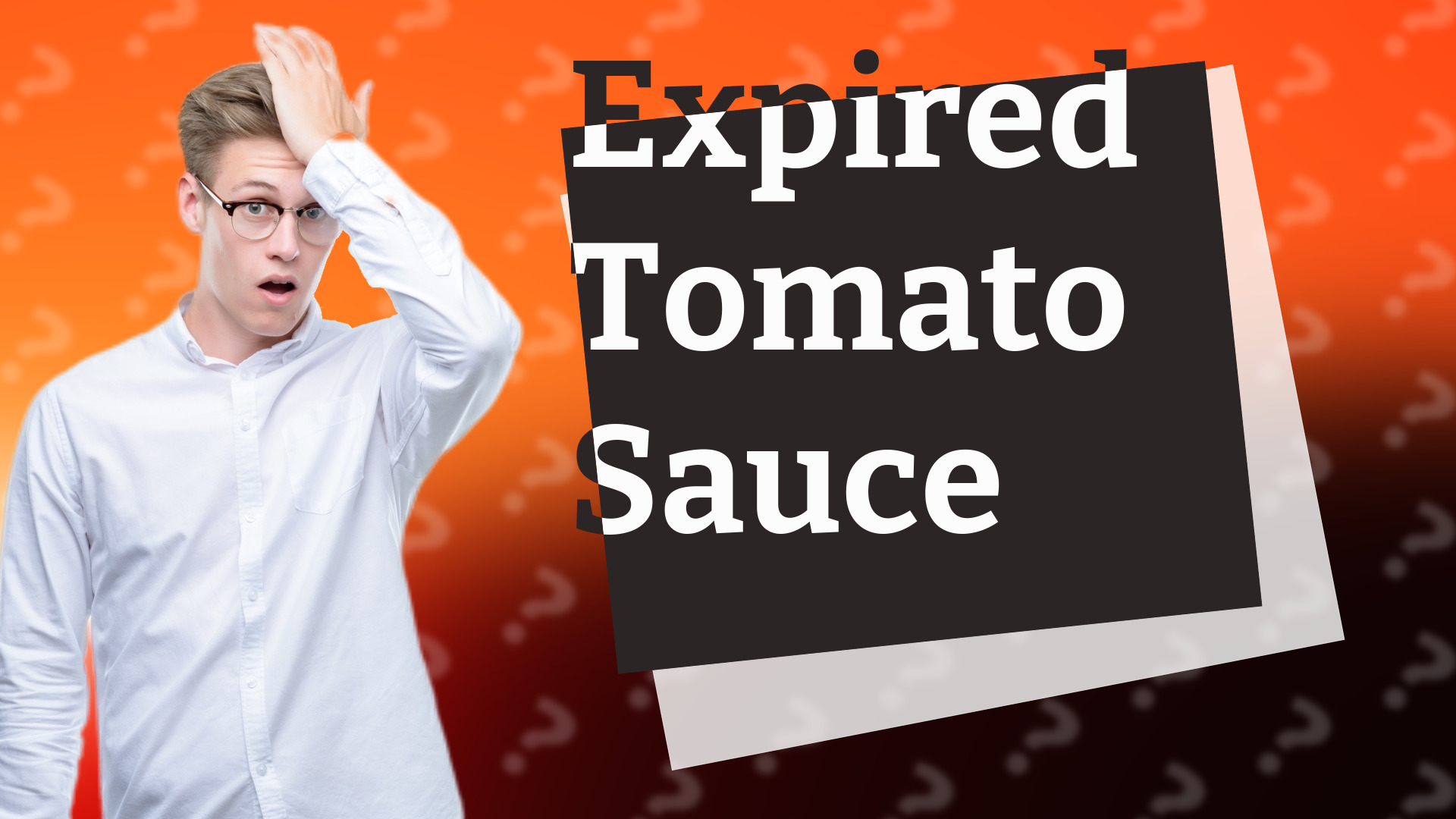 Expired Tomato Sauce