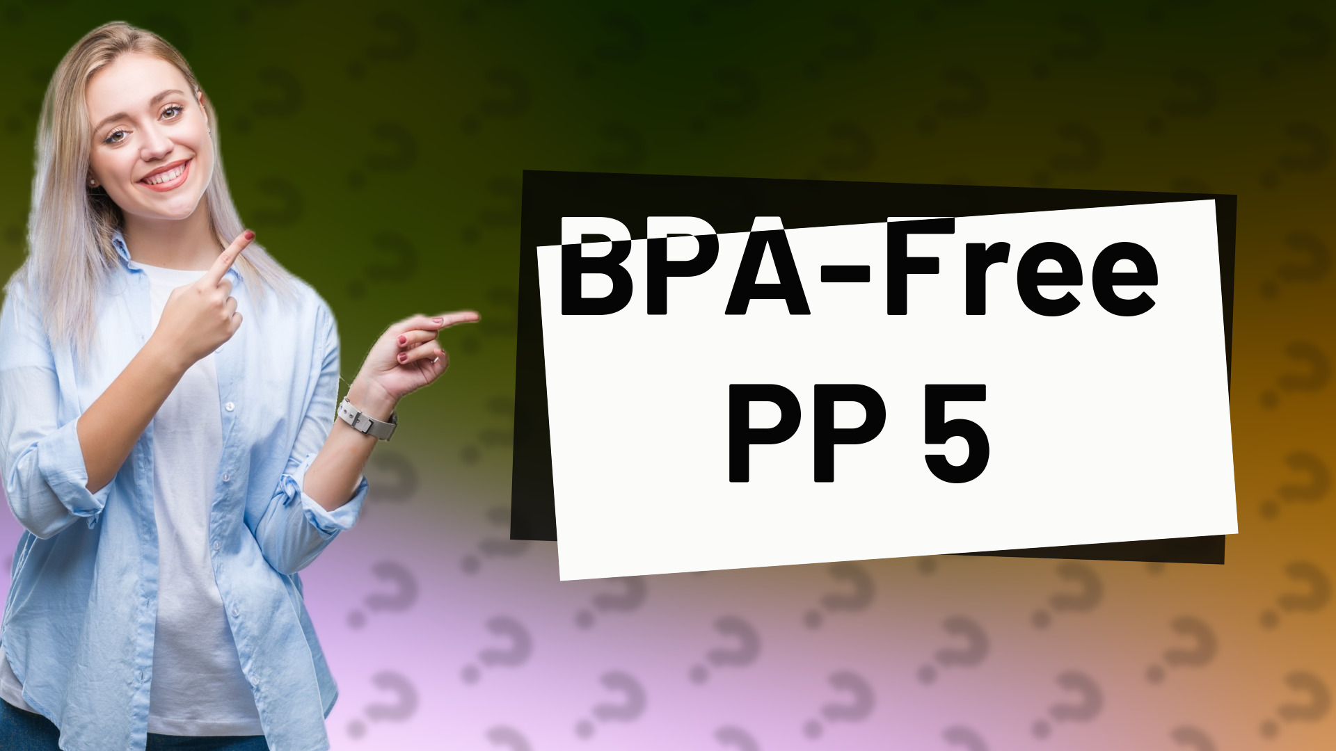 BPA-Free PP 5