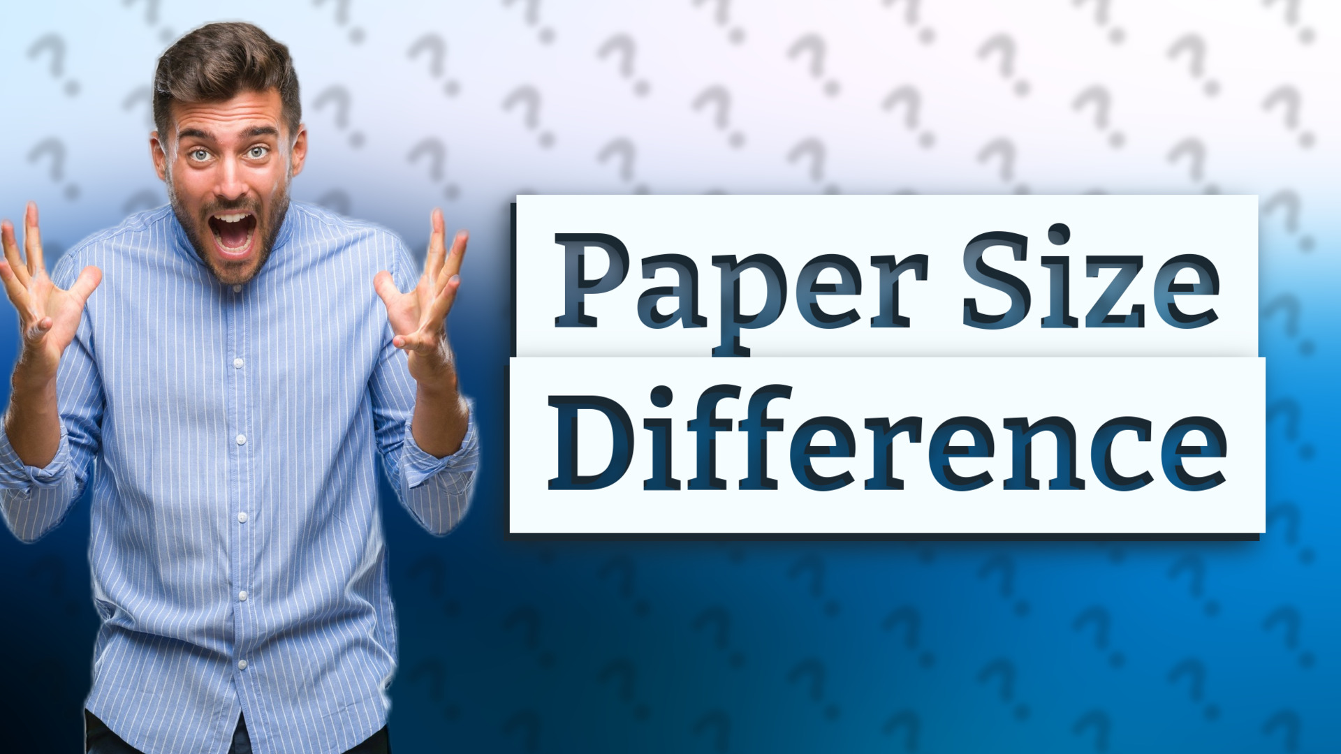 Paper Size Difference