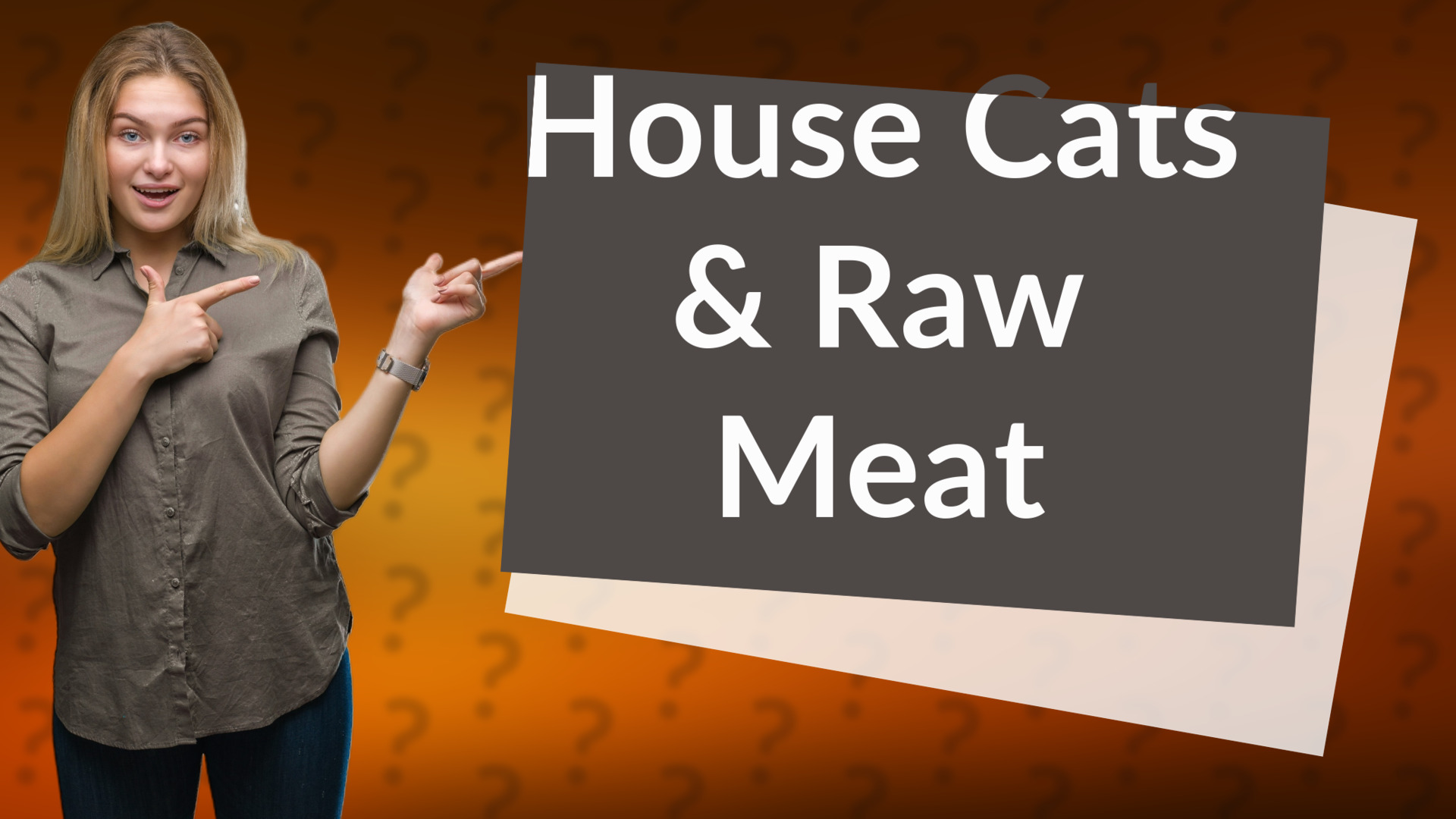 House Cats & Raw Meat