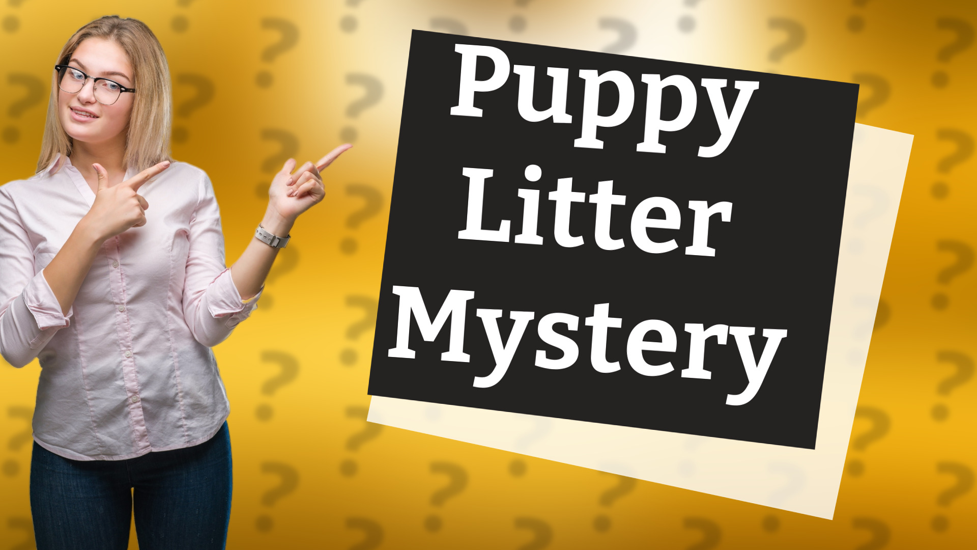 Puppy Litter Mystery