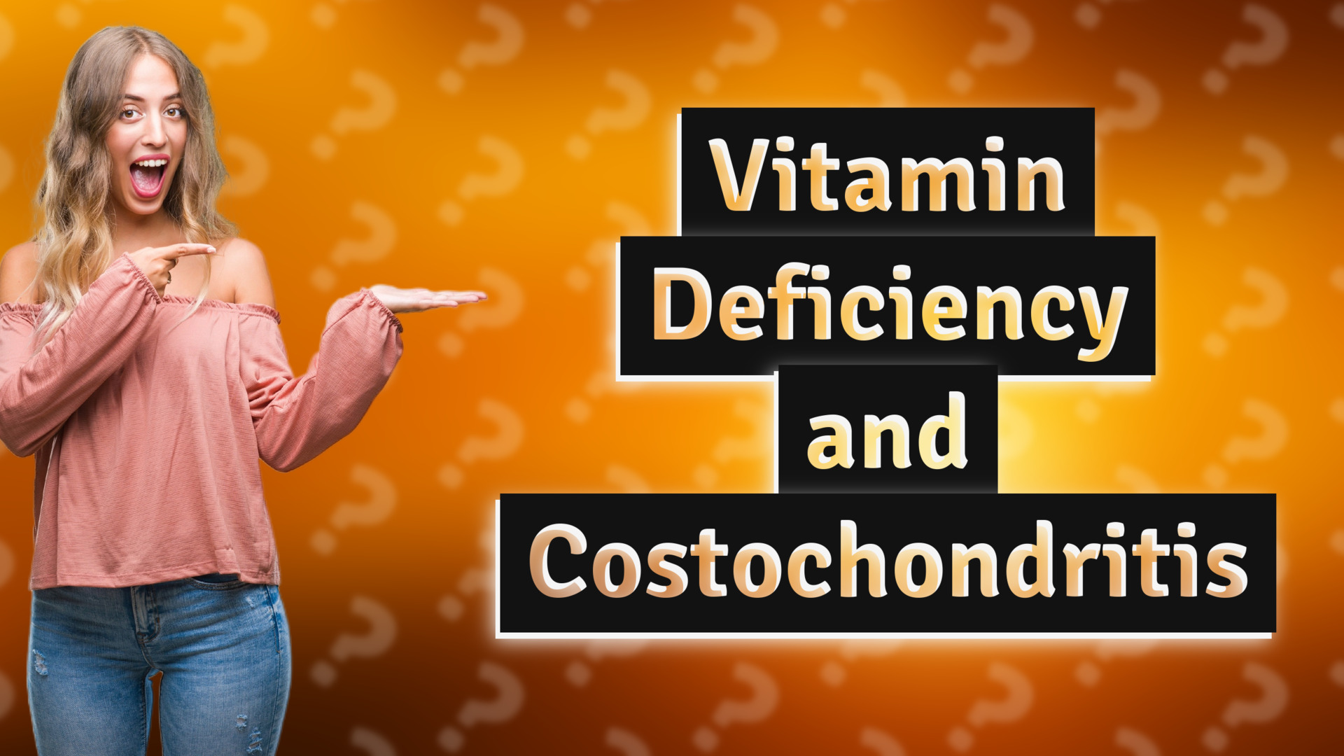 Vitamin Deficiency and Costochondritis