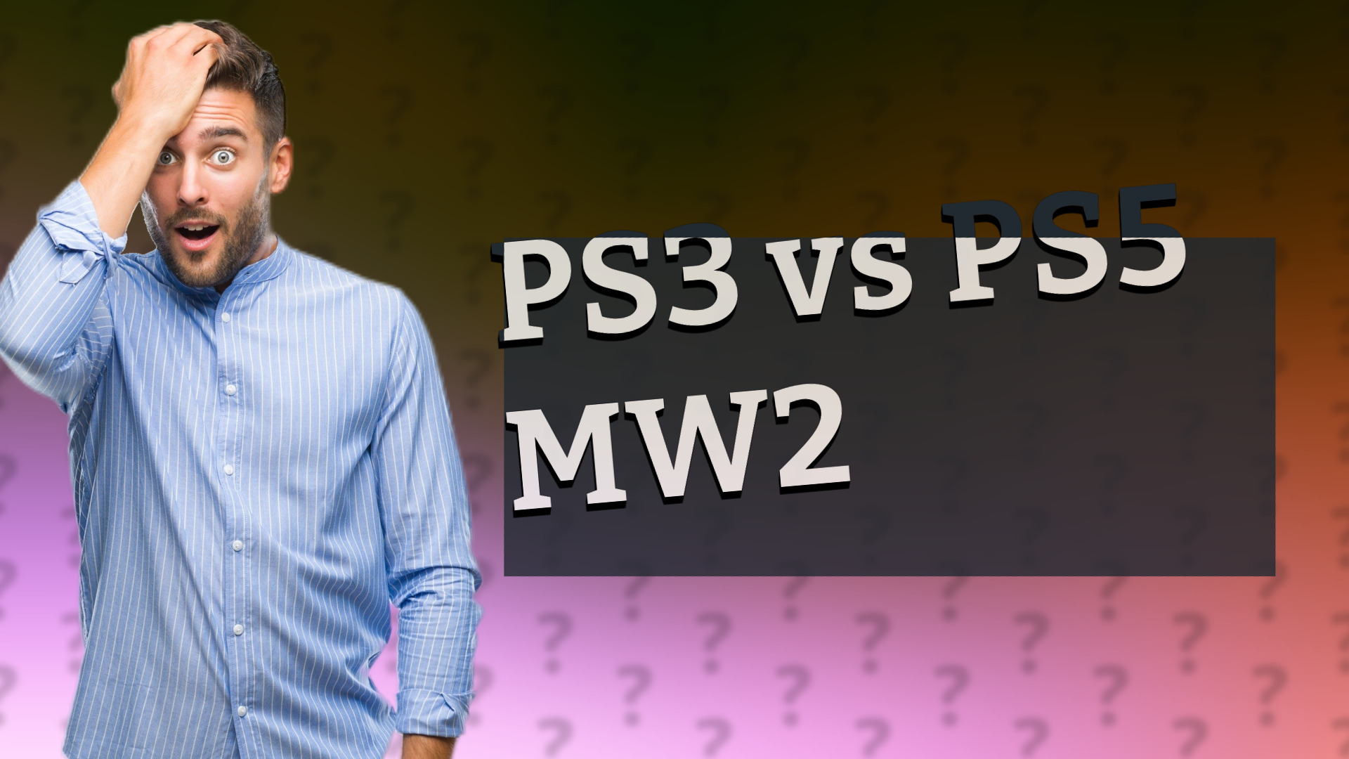 PS3 vs PS5 MW2