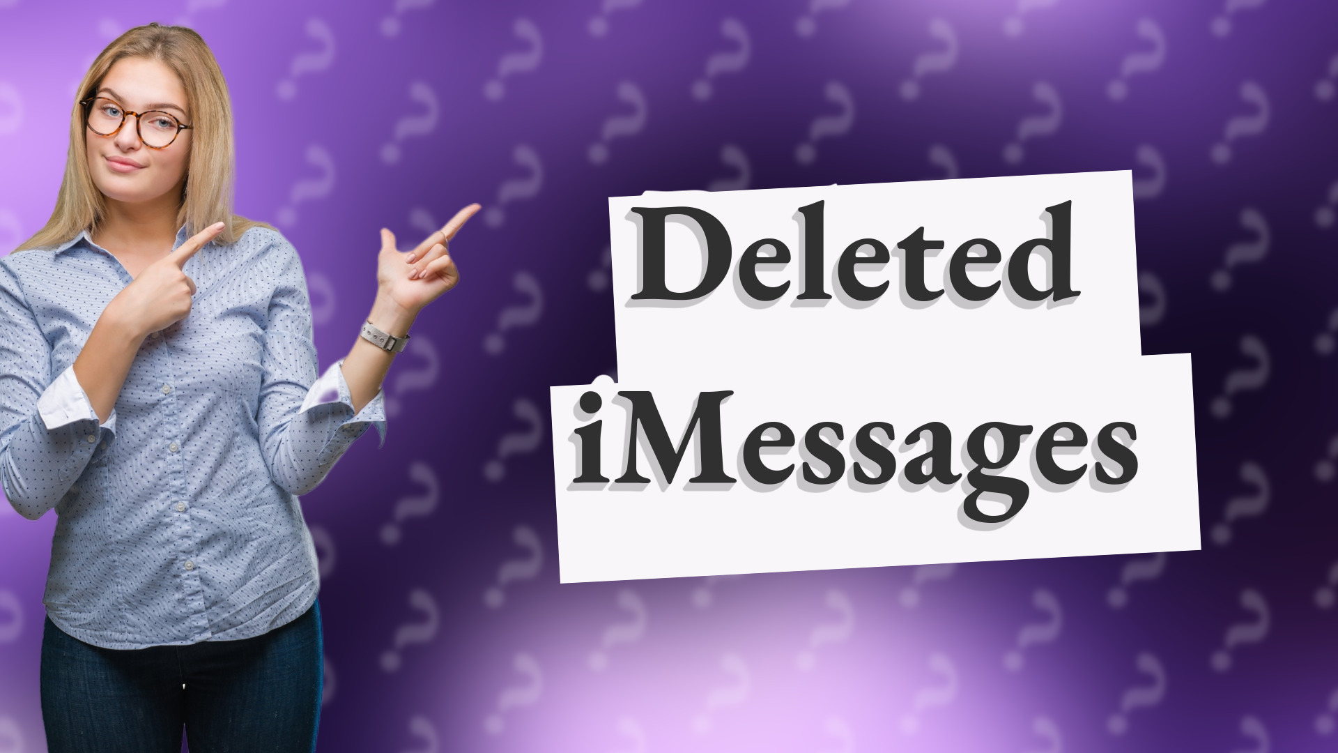 Deleted iMessages